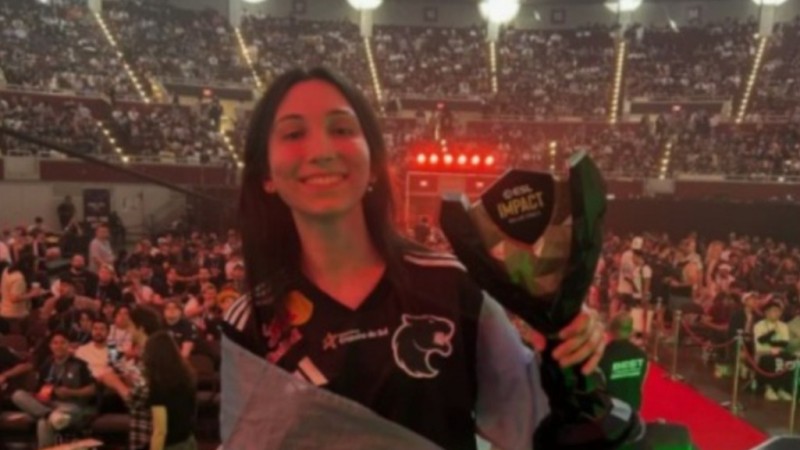 Lucía "lulitenz" Dubra es la primera campeona mundial argentina de CS2