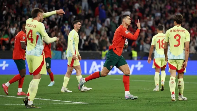 Portugal, con Cristiano, le ganó por penales a España y es campeón de la Nations League