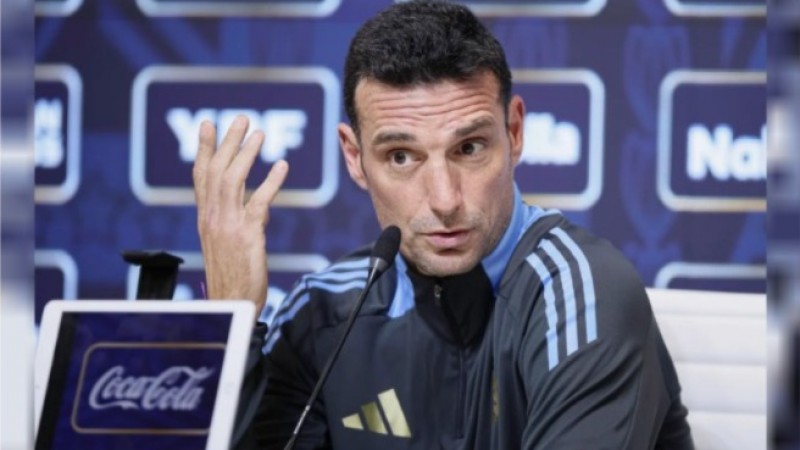 Scaloni confirmó a Messi para el partido ante Colombia: "Va a jugar de entrada"