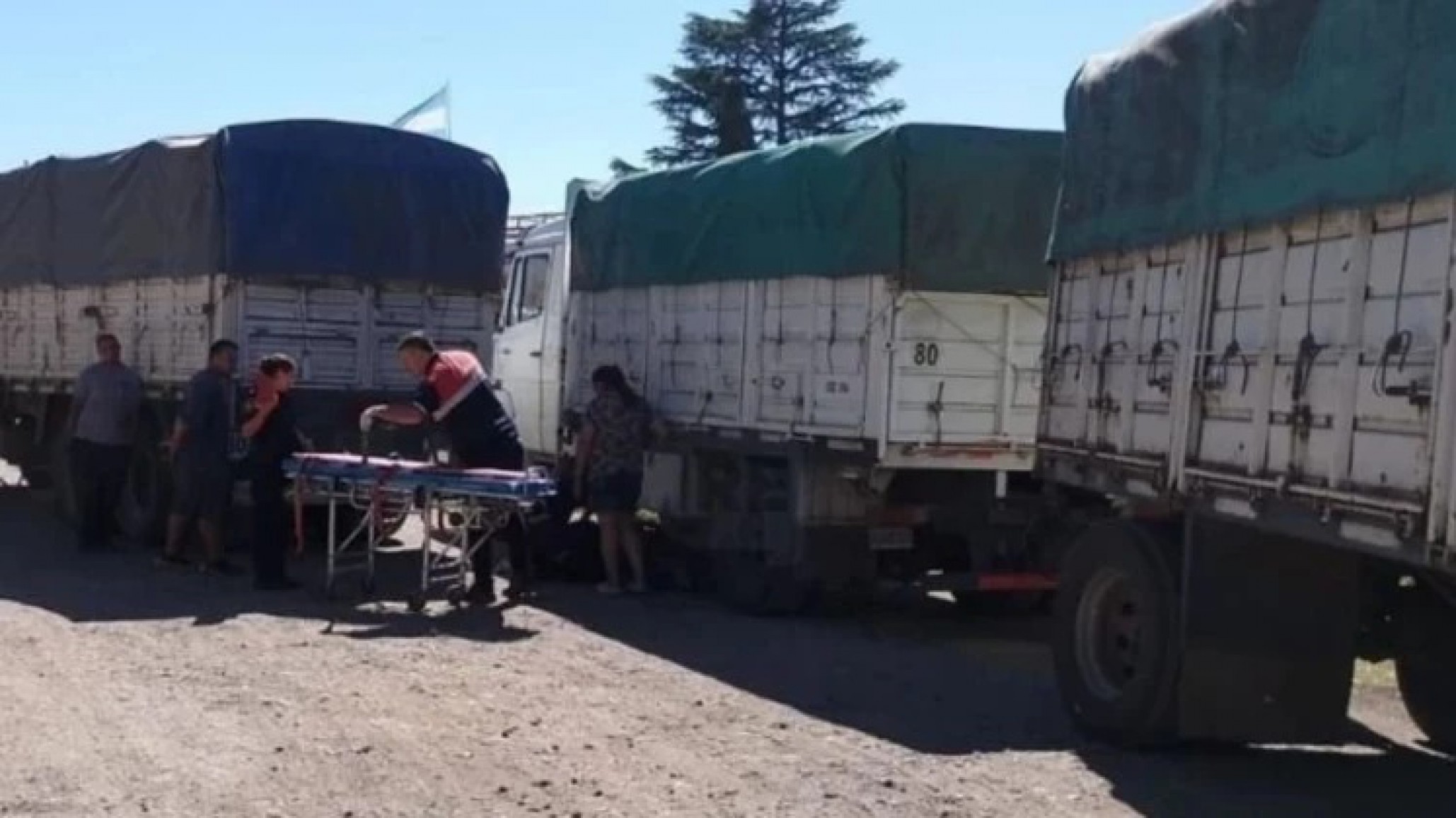 Un camionero murió aplastado entre dos vehículos en Santa Fe