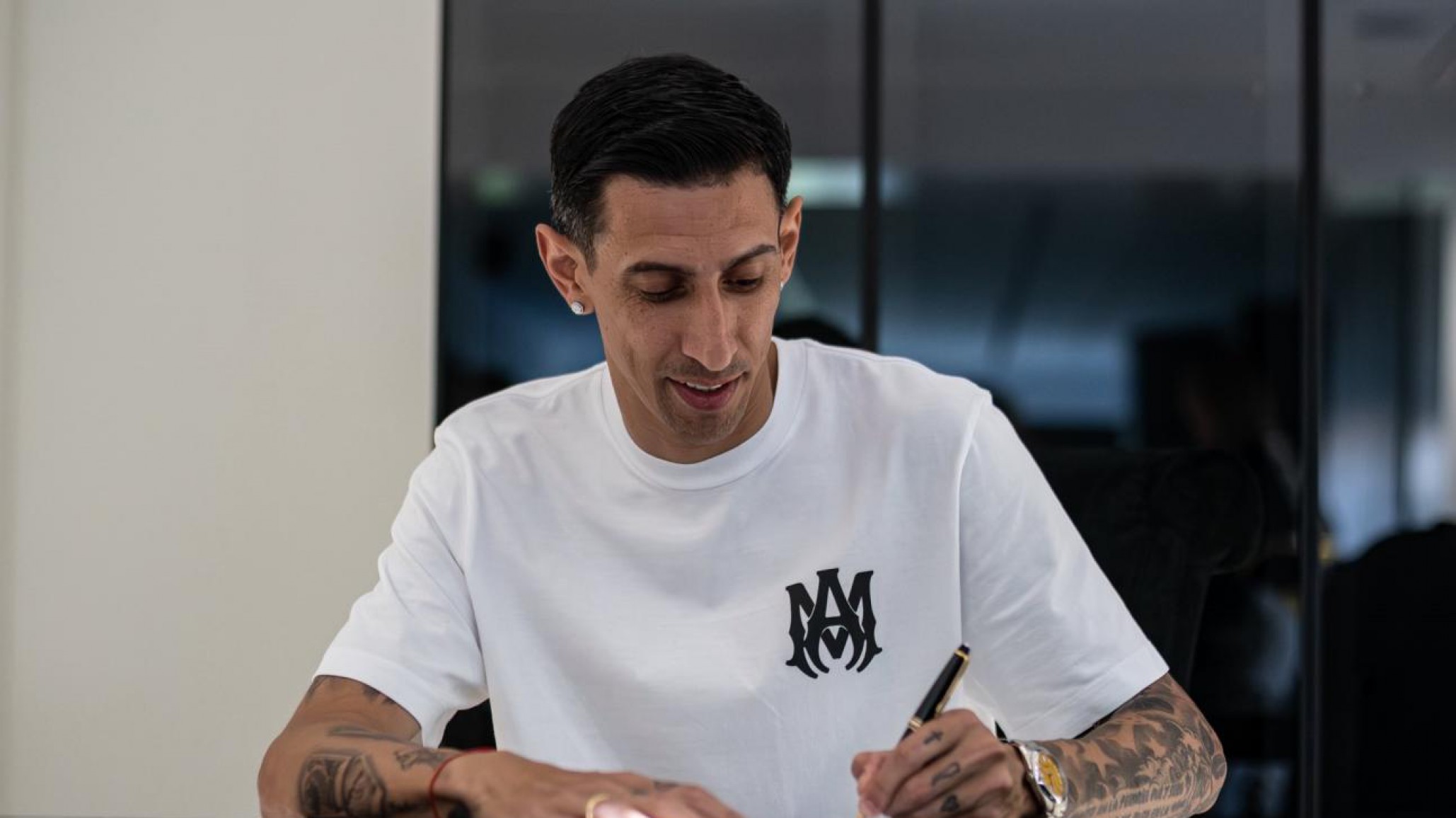 Ángel Di María será presentado hoy como nuevo jugador de Rosario Central