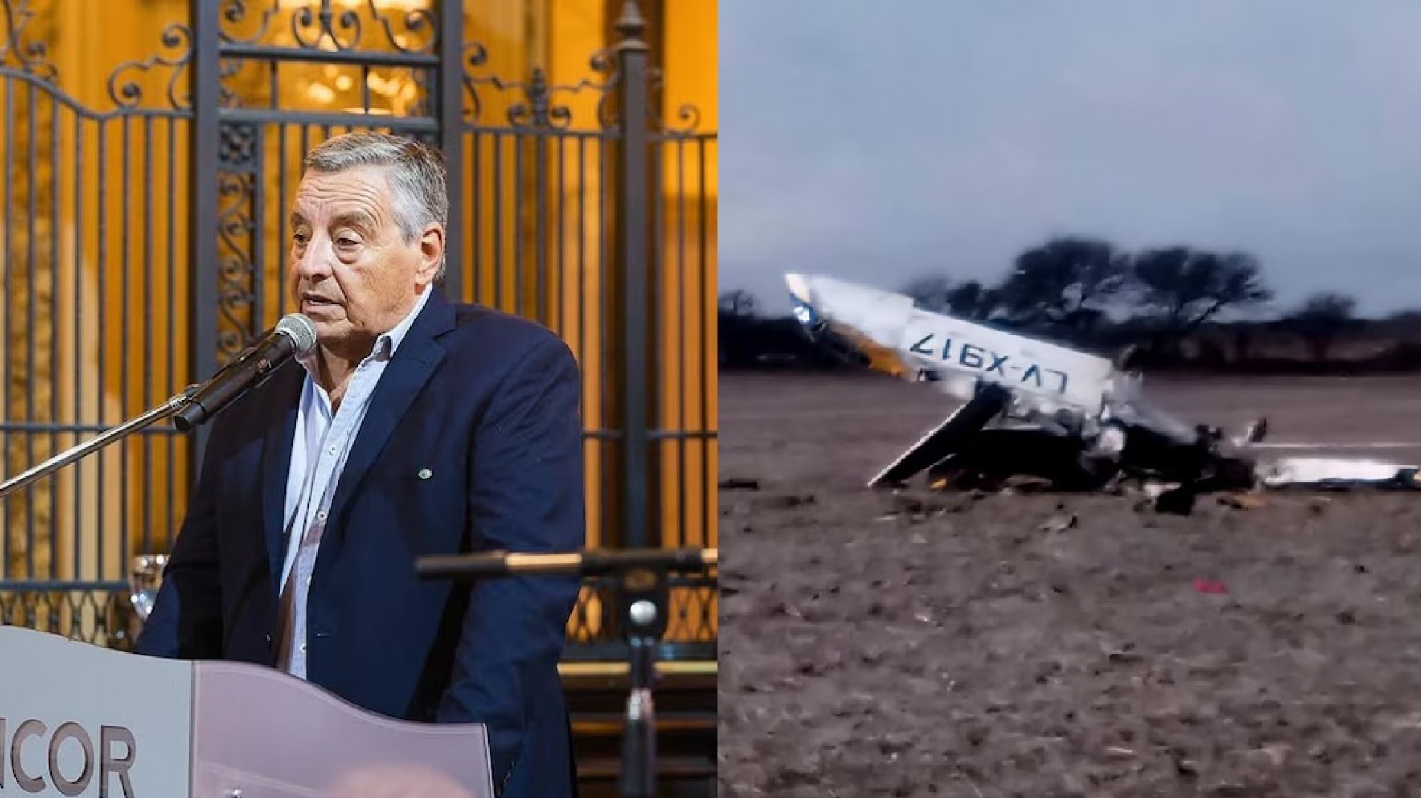 El piloto que murió al estrellar su avioneta era el intendente una localidad cordobesa