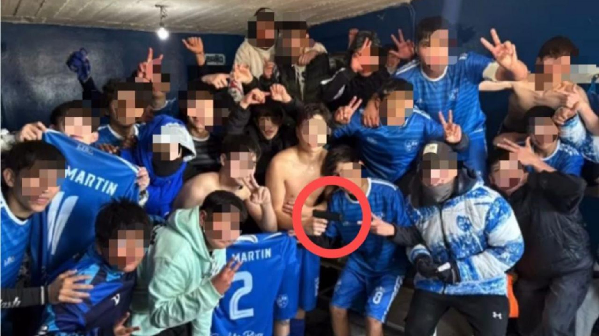 Polémica: tras la foto de un jugador de inferiores con un arma, el club San Martin convocó a una reunión de reflexión deportiva