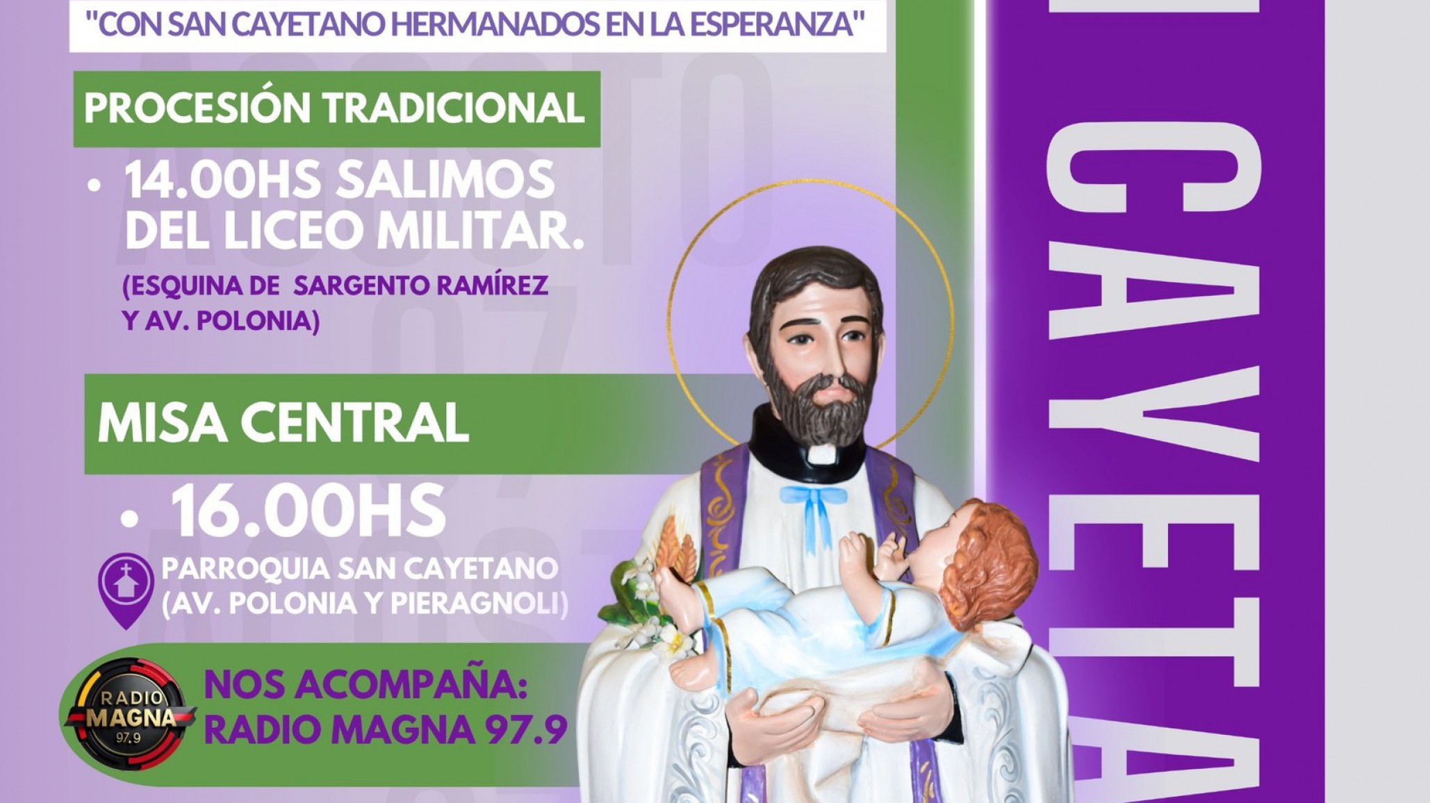 San Cayetano: se presentó el cronograma y se convocó a vivir la fe "desde el agradecimiento y el pedido por trabajo digno"