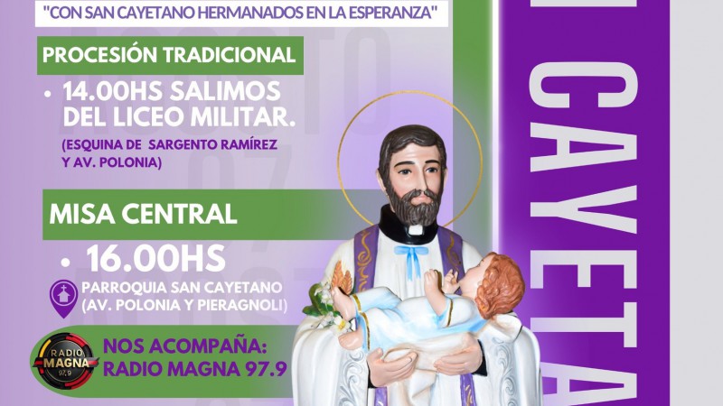 San Cayetano: se presentó el cronograma y se convocó a vivir la fe "desde el agradecimiento y el pedido por trabajo digno"