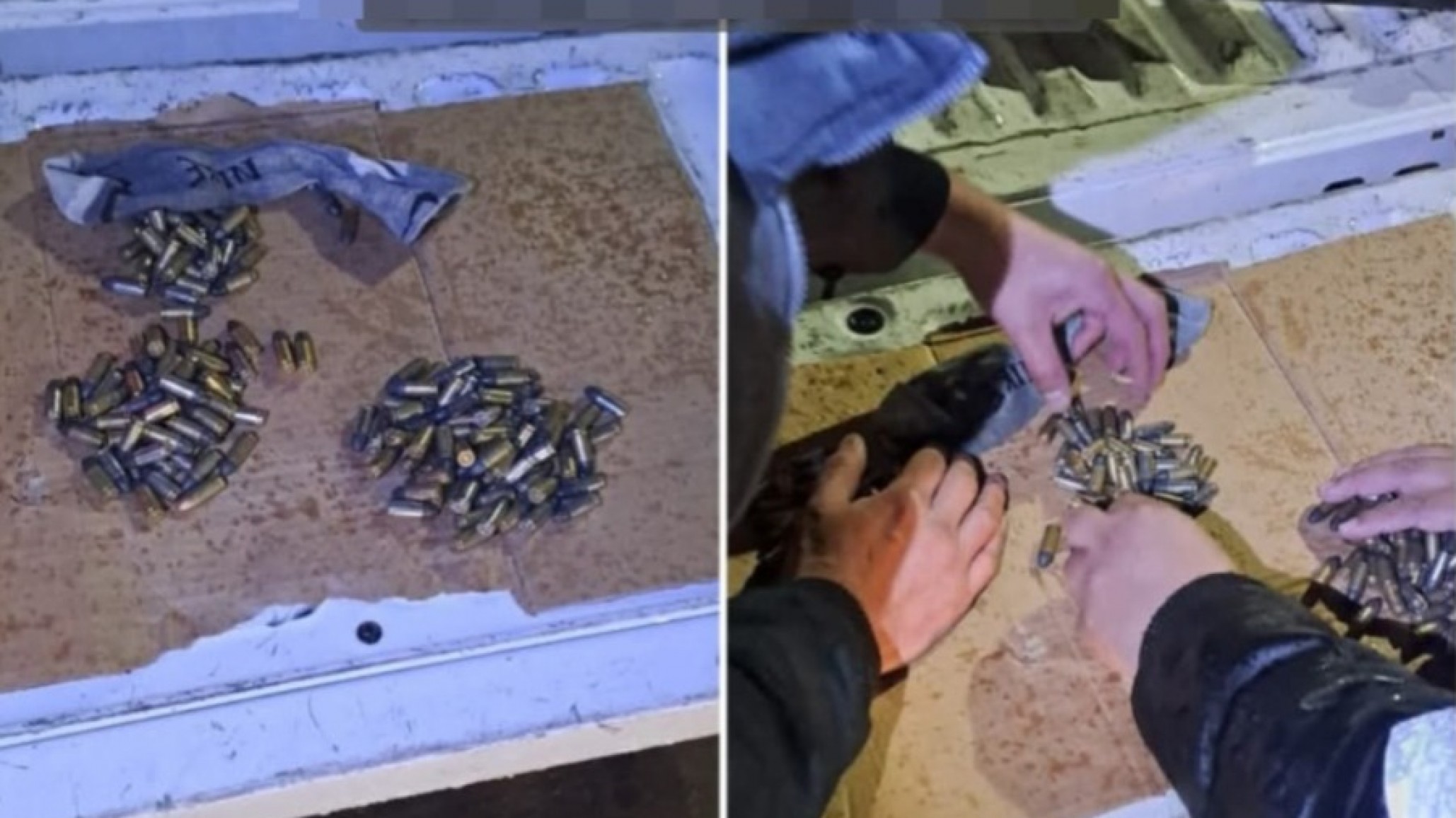 Un joven fue sorprendido con casi 150 balas en una plaza y dijo que las encontró en la basura