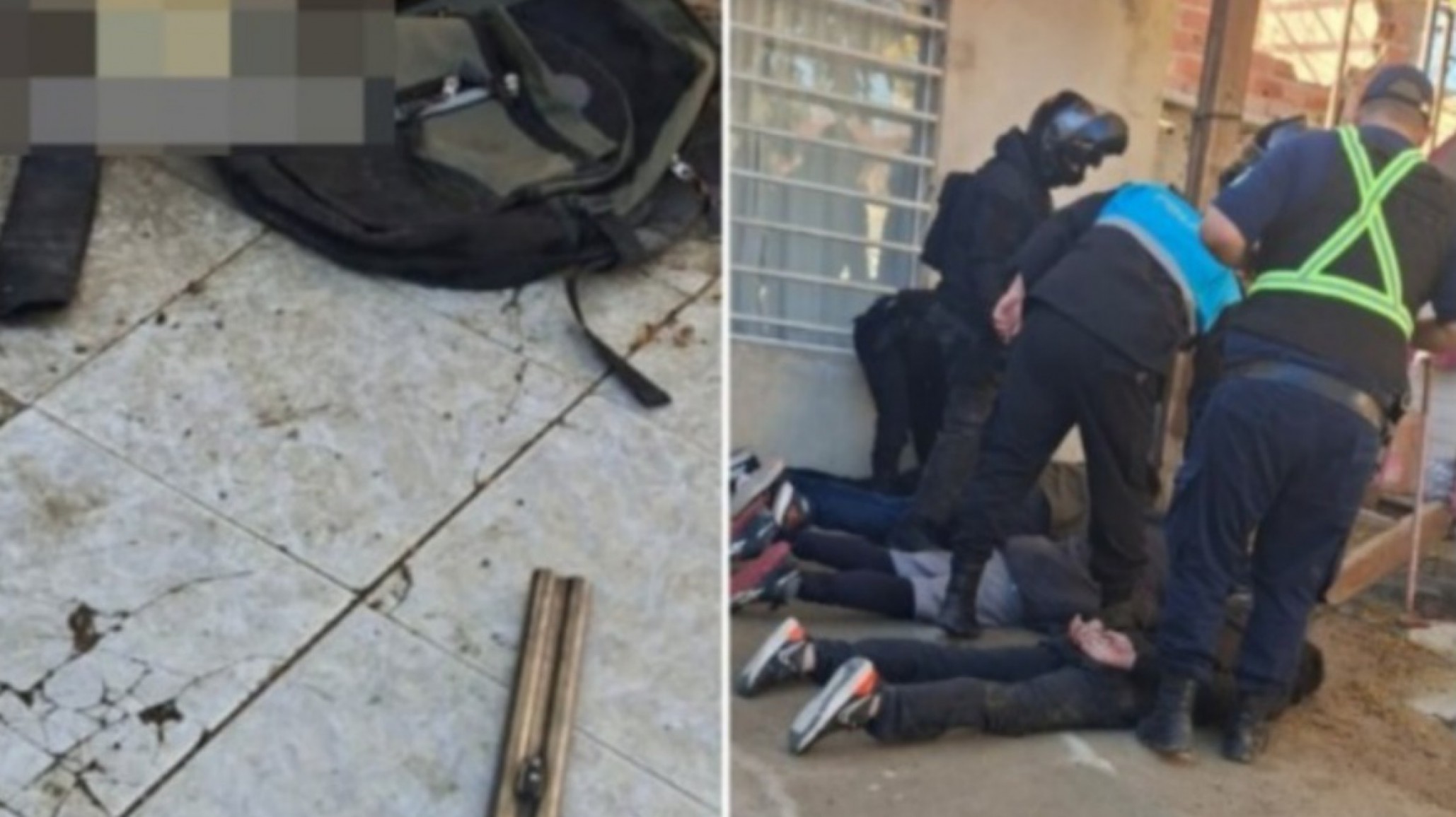 Escopeta, robo y fuga fallida: cuatro detenidos por robar a una familia y golpear a uno de ellos