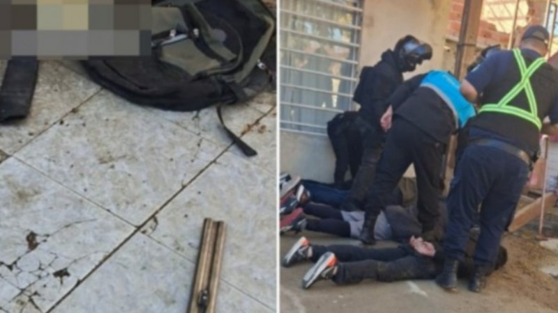 Escopeta, robo y fuga fallida: cuatro detenidos por robar a una familia y golpear a uno de ellos