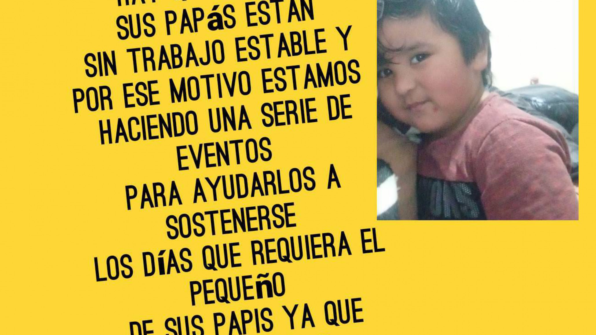 Venden pizzas solidarias para ayudar a Enzo, un niño de 3 años que necesita una cirugía