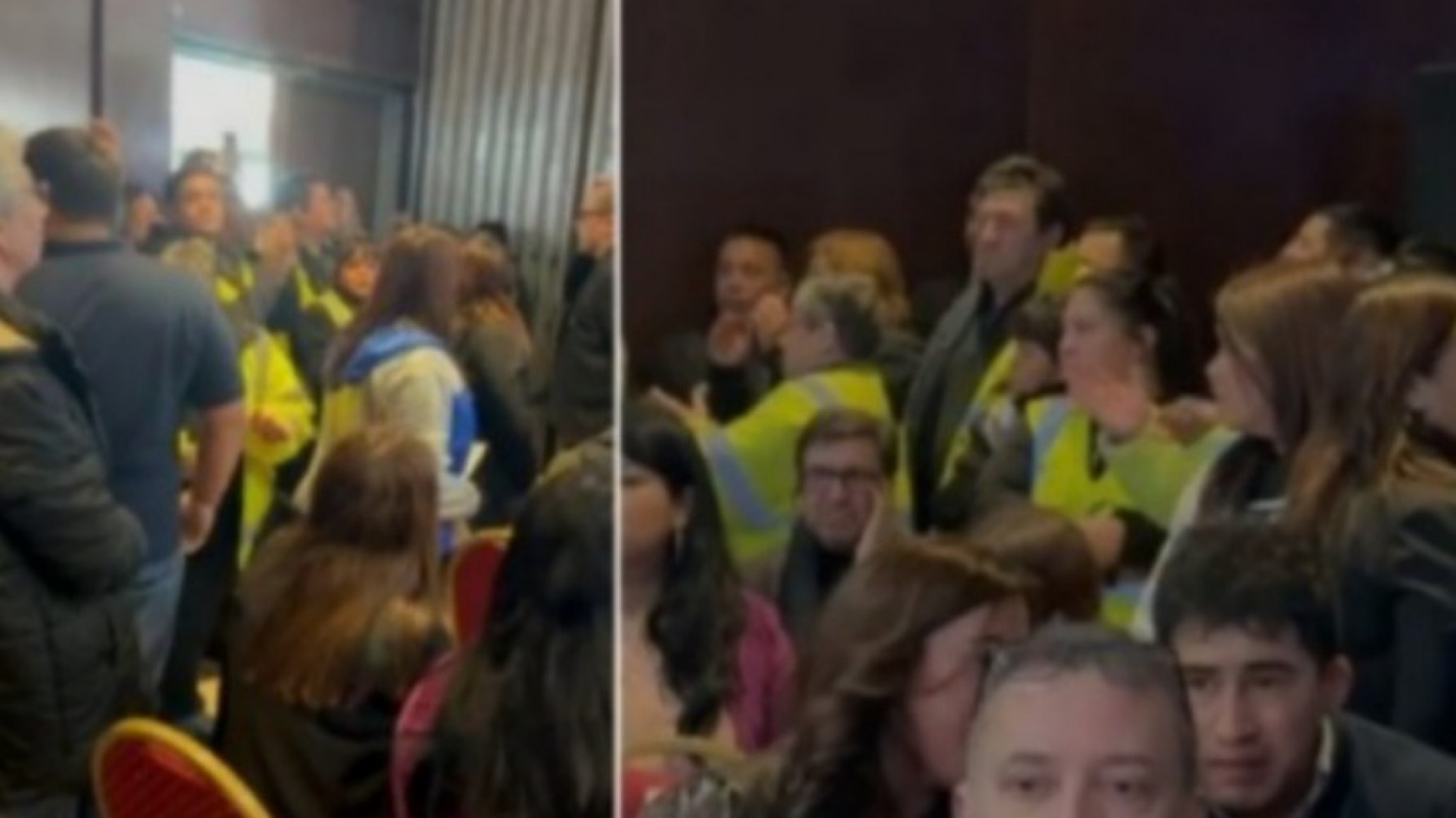 Inspectores municipales se manifestaron en la Expo Turismo por la mala calidad de la indumentaria entregada