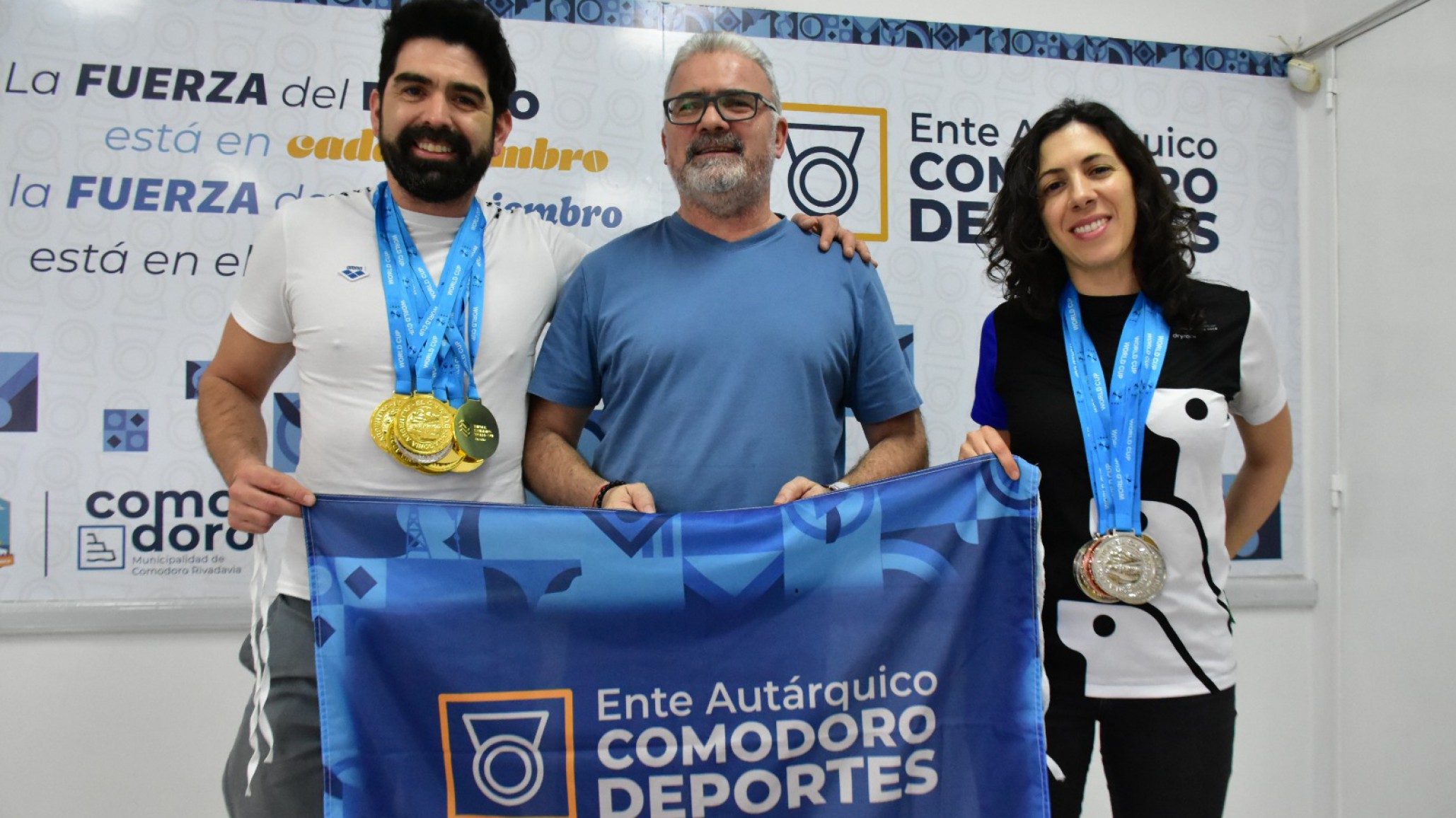 Barrios y Guerreiro, medallas y grandes objetivos en la natación de aguas gélidas
