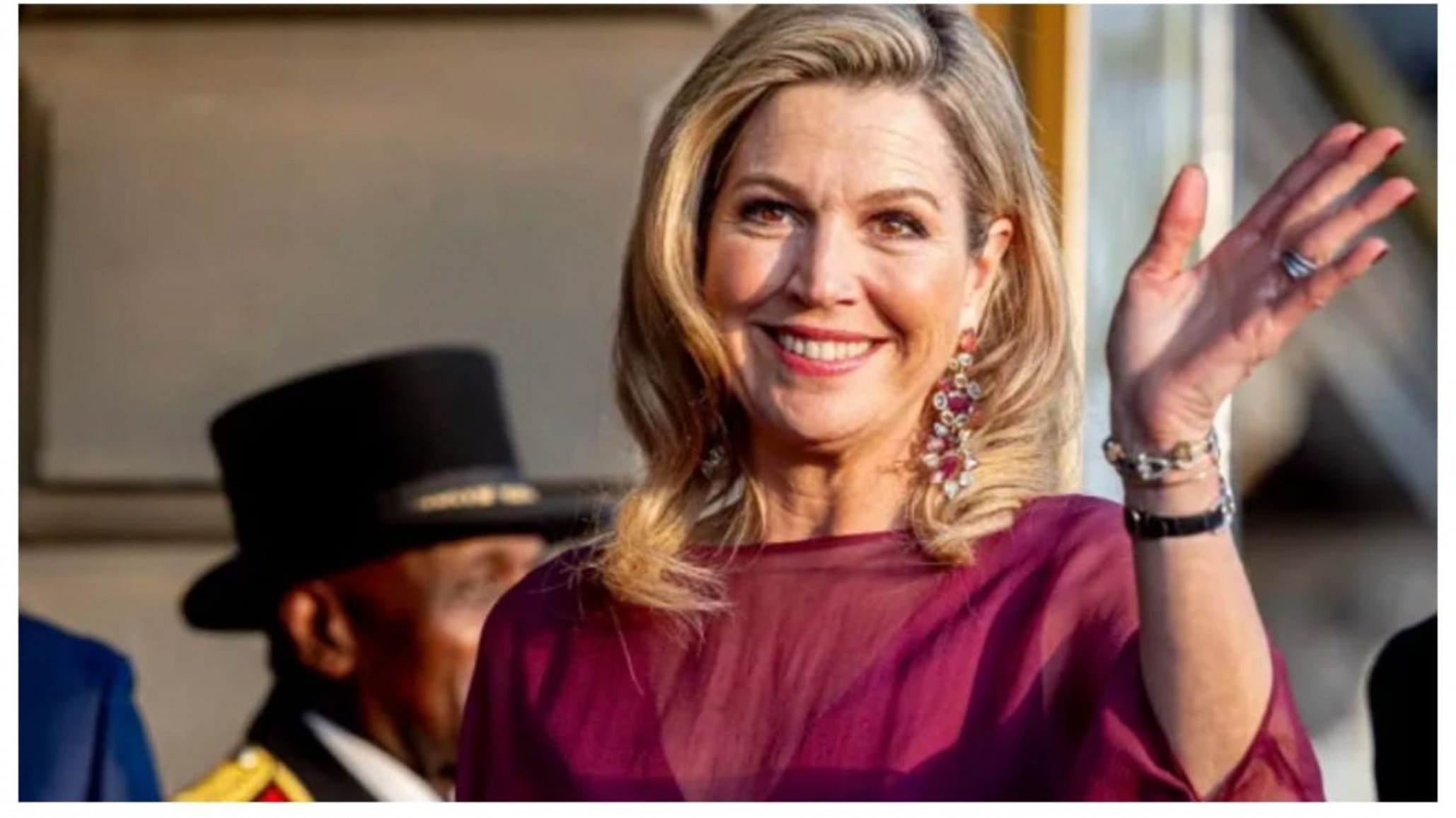 La reina Máxima evitó hablar de Colapinto: "No lo conozco"