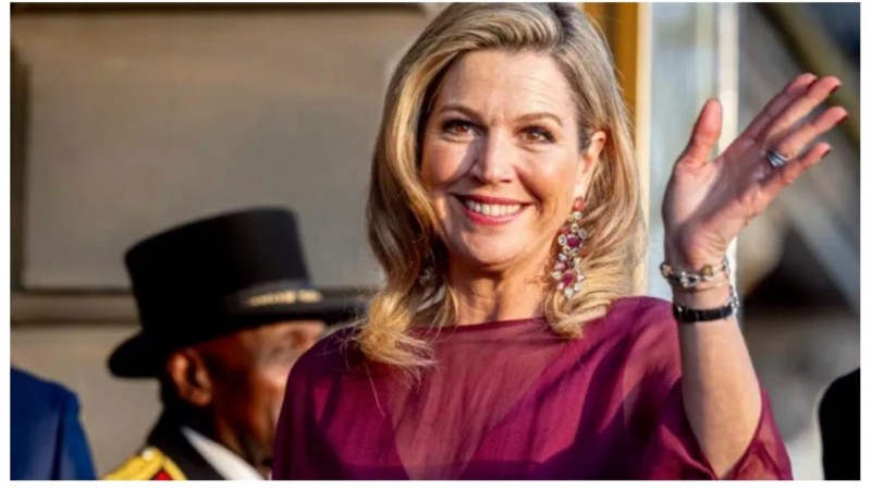 La reina Máxima evitó hablar de Colapinto: "No lo conozco"