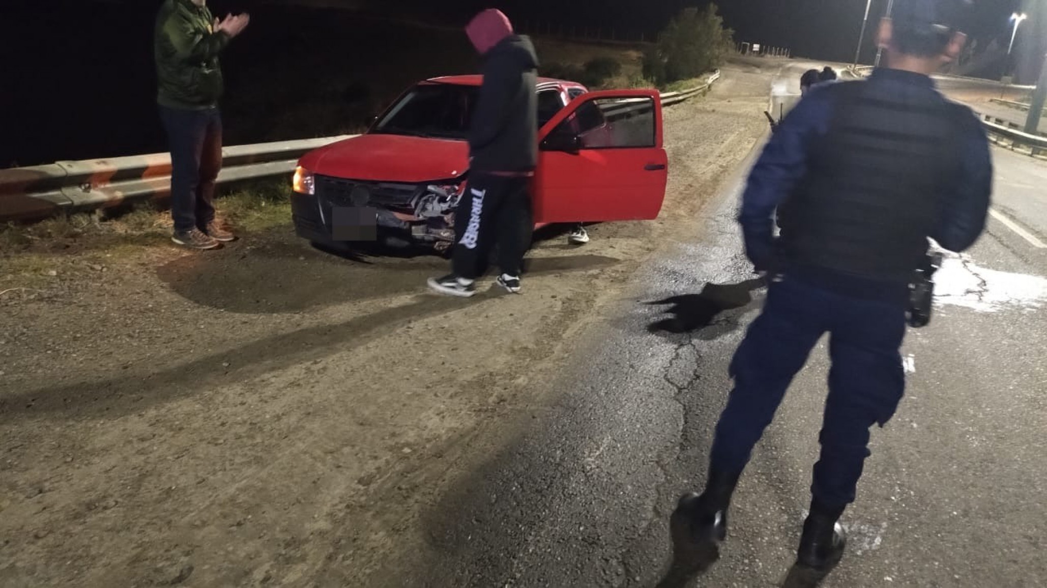 Un conductor despistó en la Ruta 3: dio 1,98 g/l en el test de alcoholemia