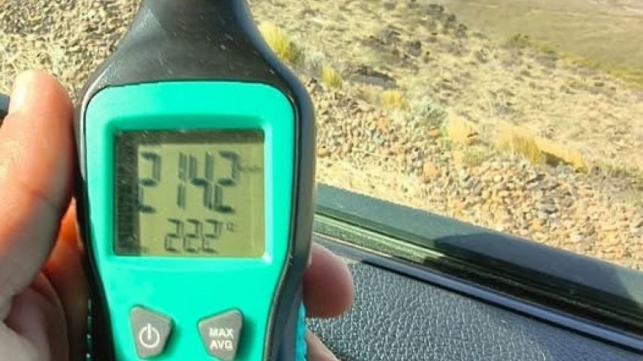 Vientos extremos: se registró una ráfaga de 214 km/h