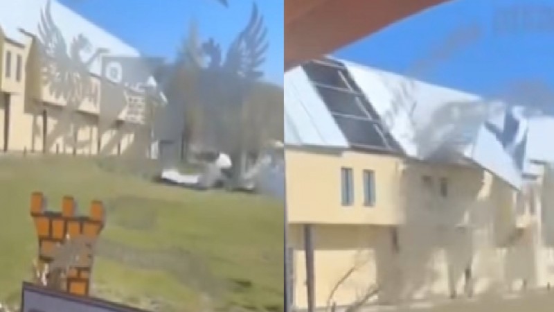 Se voló el techo del Ejército en Río Mayo