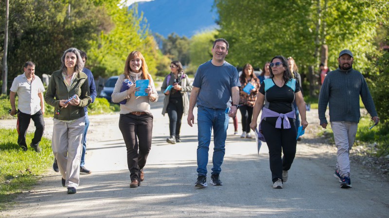 Luque en la Comarca Andina: "Este proyecto político nace desde el territorio y pone en el centro a la gente"