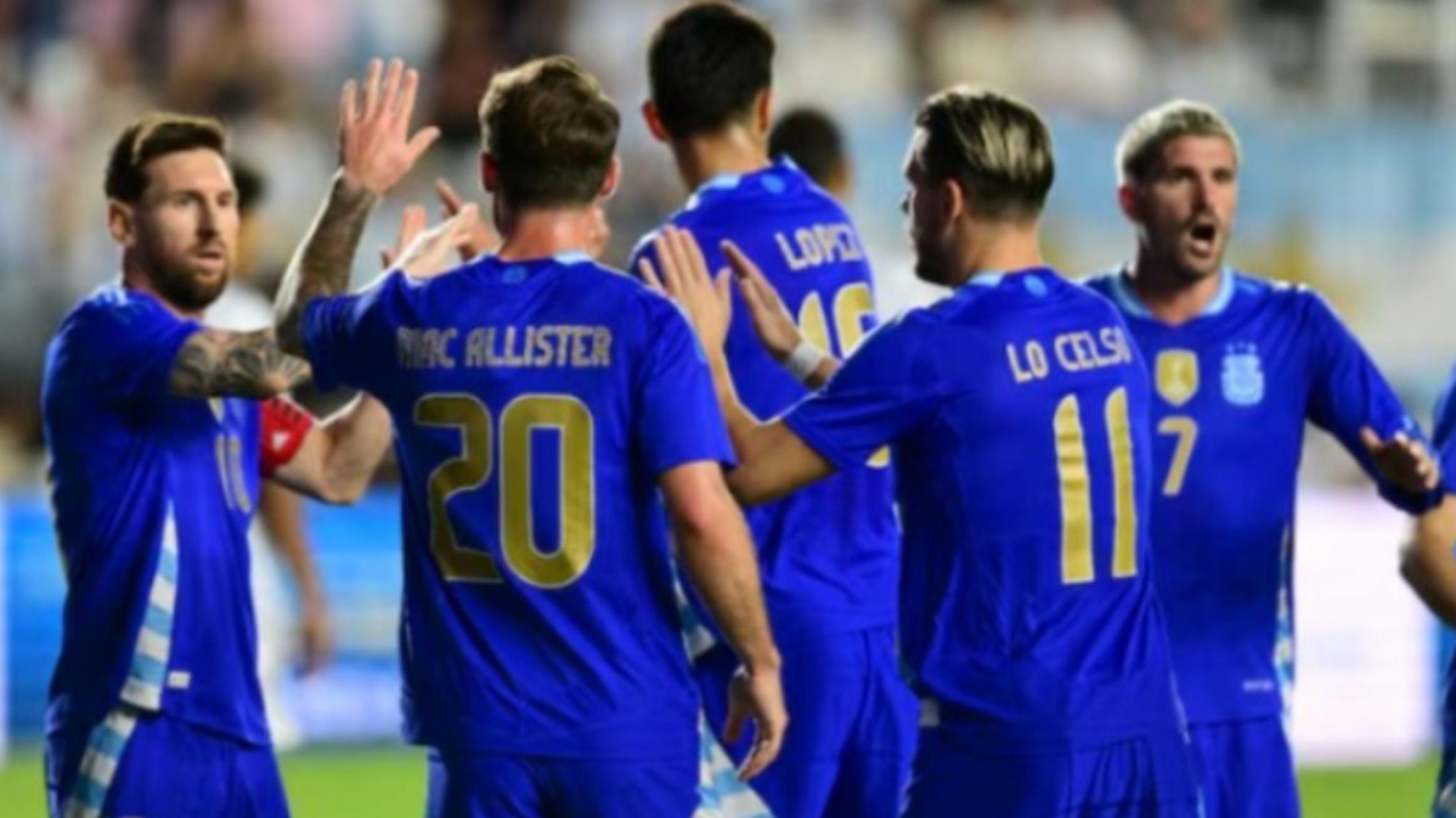 Argentina goleó 6-0 a Puerto Rico con Messi titular y cerró la gira por Estados Unidos