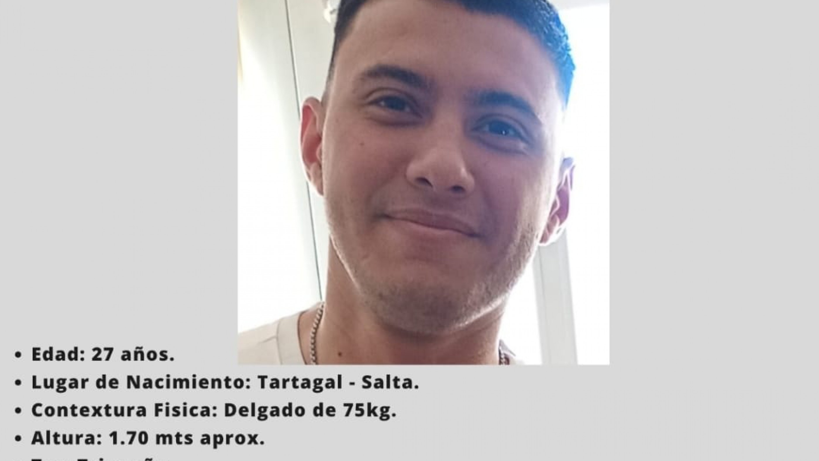 Buscan a un joven desaparecido en Comodoro Rivadavia