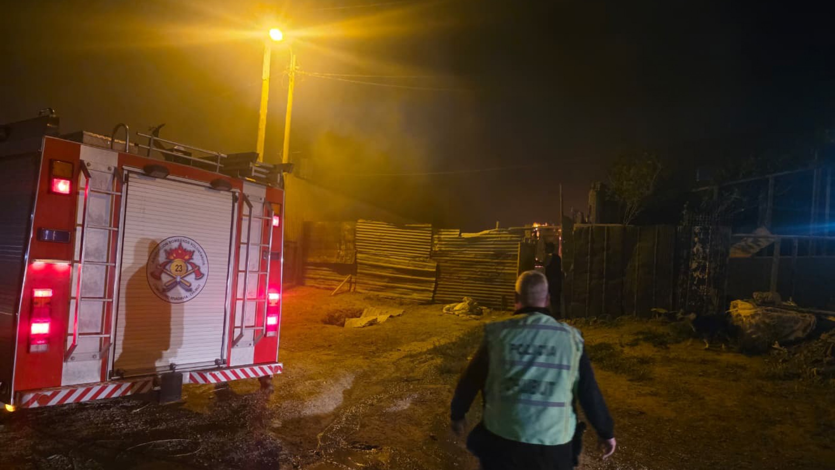 Un incendio destruyó una vivienda en Cordón Forestal