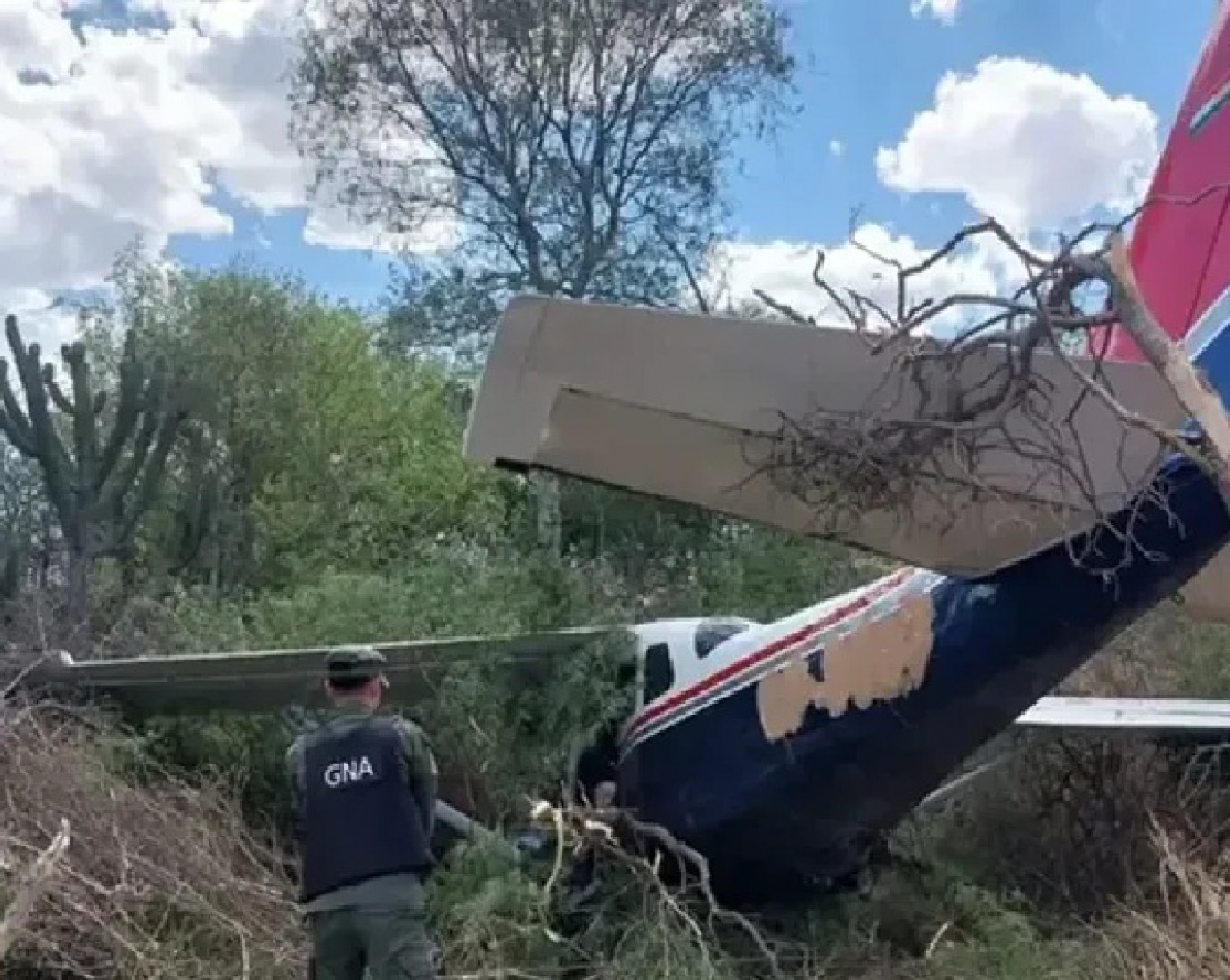 Una avioneta se estrelló en Salta y descubrieron 140 kilos de droga
