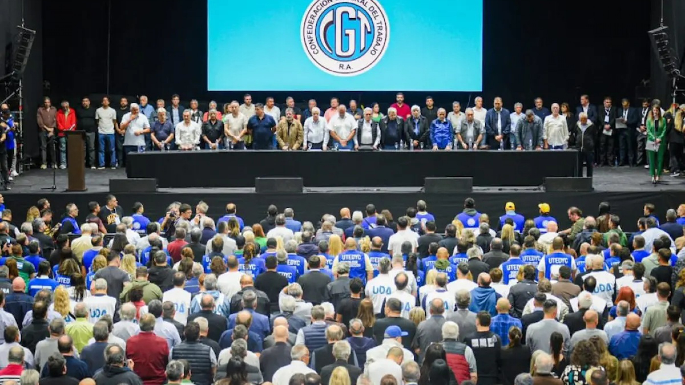 "La CGT va a defender a los trabajadores frente a la reforma laboral de Milei"