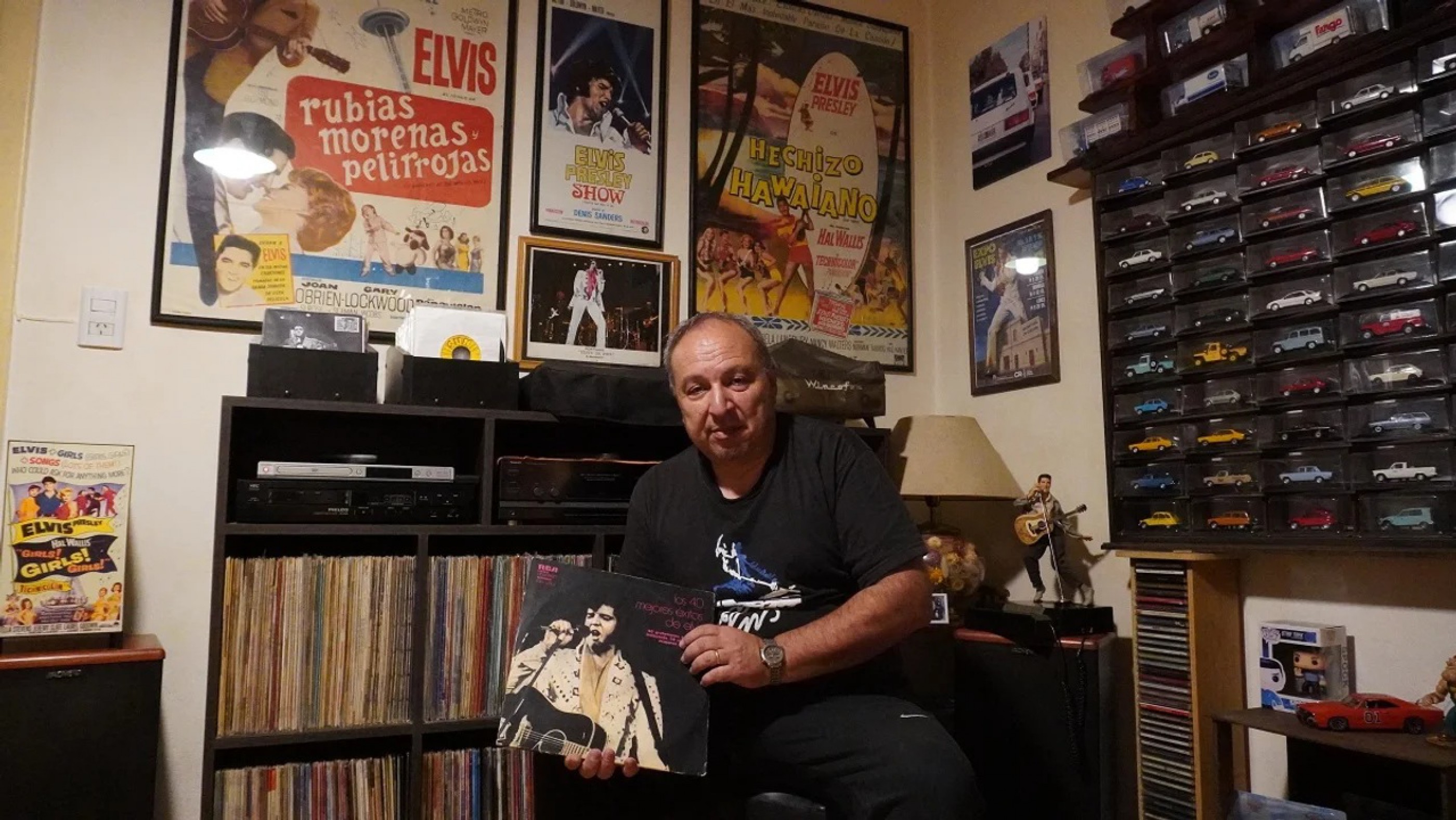 Murió Alfredo Ayul, el reconocido coleccionista de Elvis en Comodoro