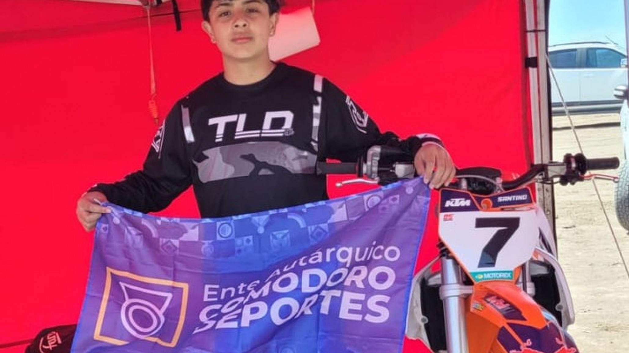 Motocross: Santino Valdebenito se consagró campeón en Patagonia Norte