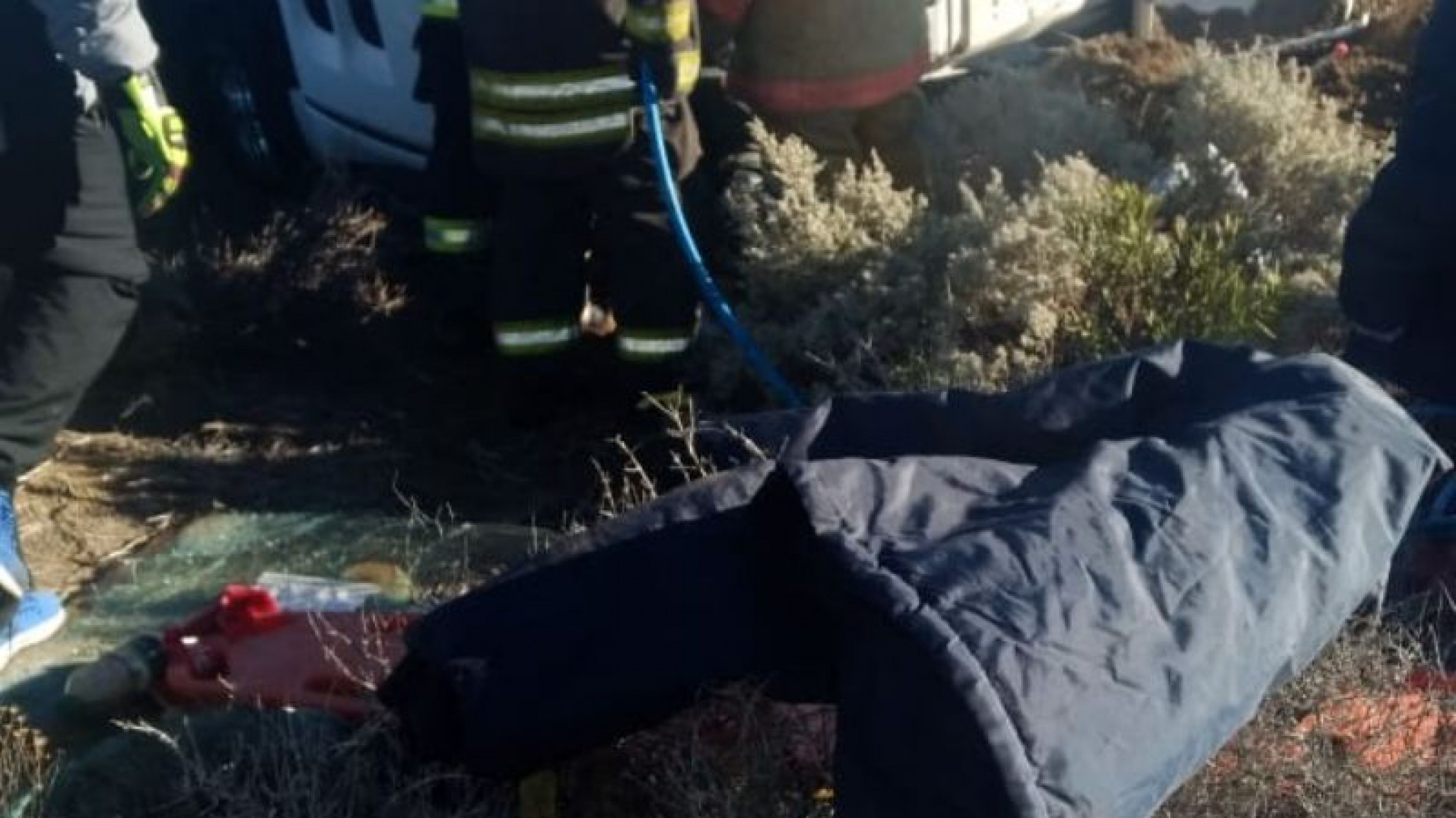 Hubo un vuelco en Zona Norte: una persona atrapada