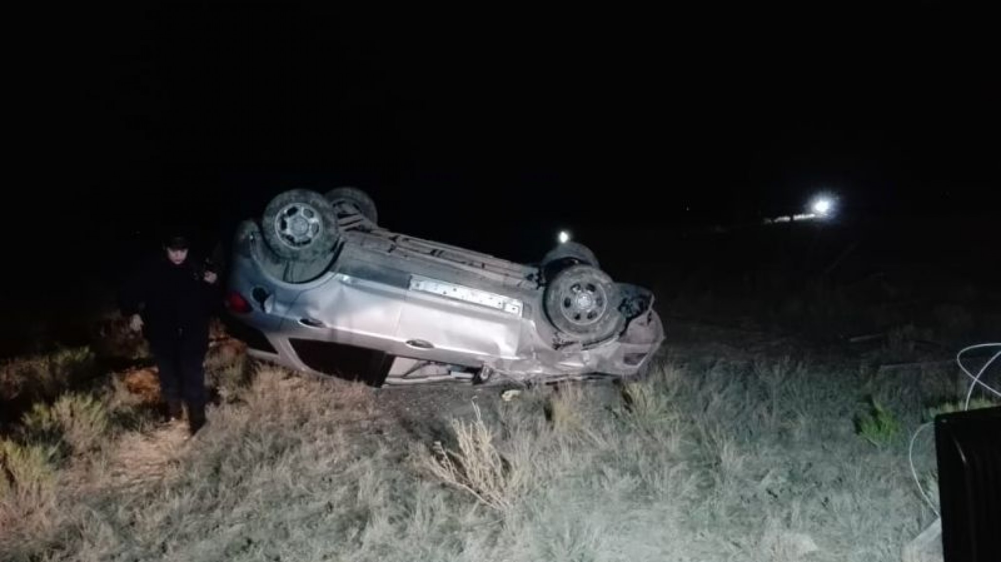 Vuelco en la Ruta 25: hay un muerto