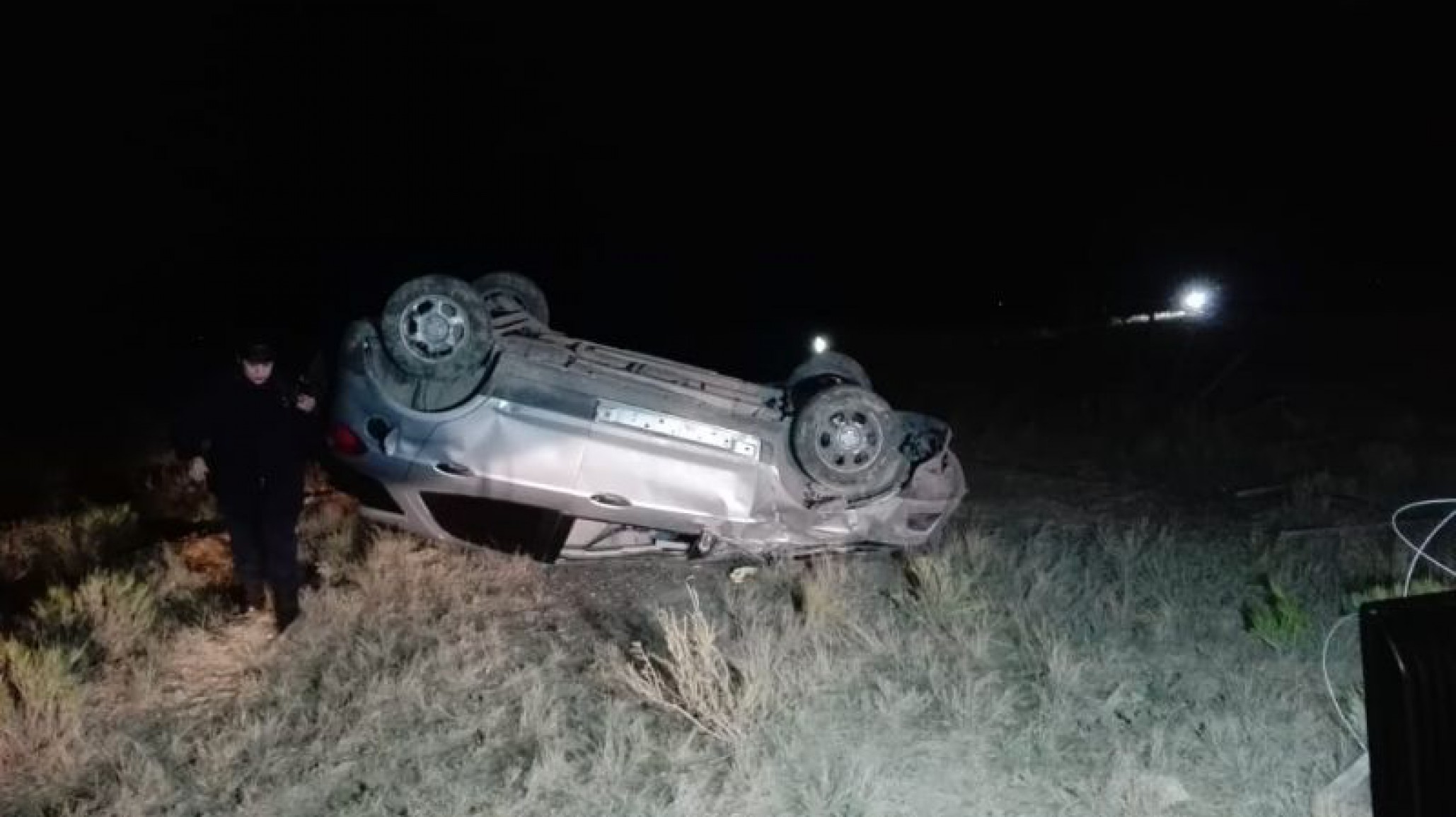 Vuelco en la Ruta 25: hay un muerto