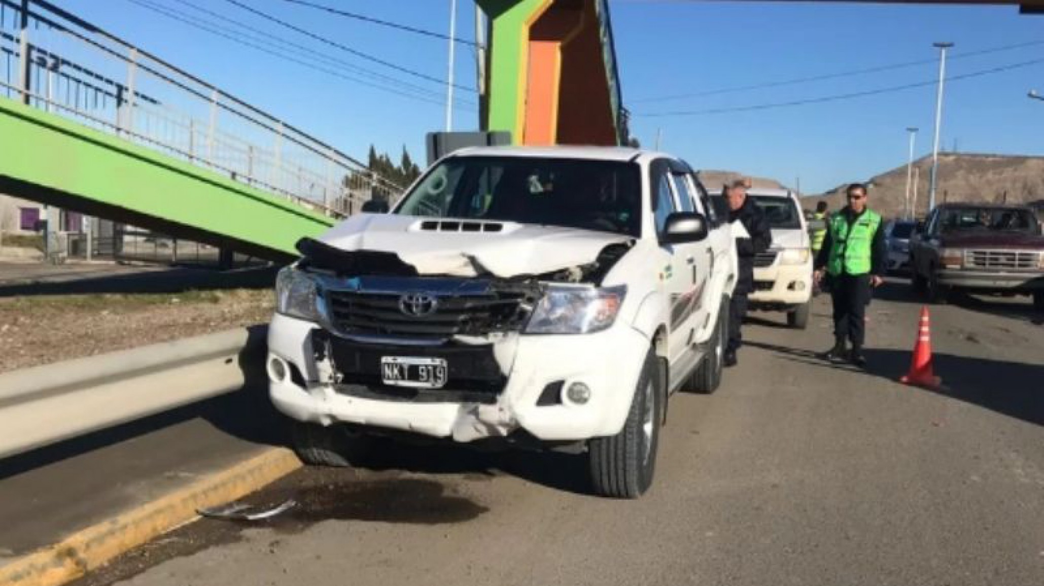 Choque múltiple sobre Ruta 3: hay dos heridos