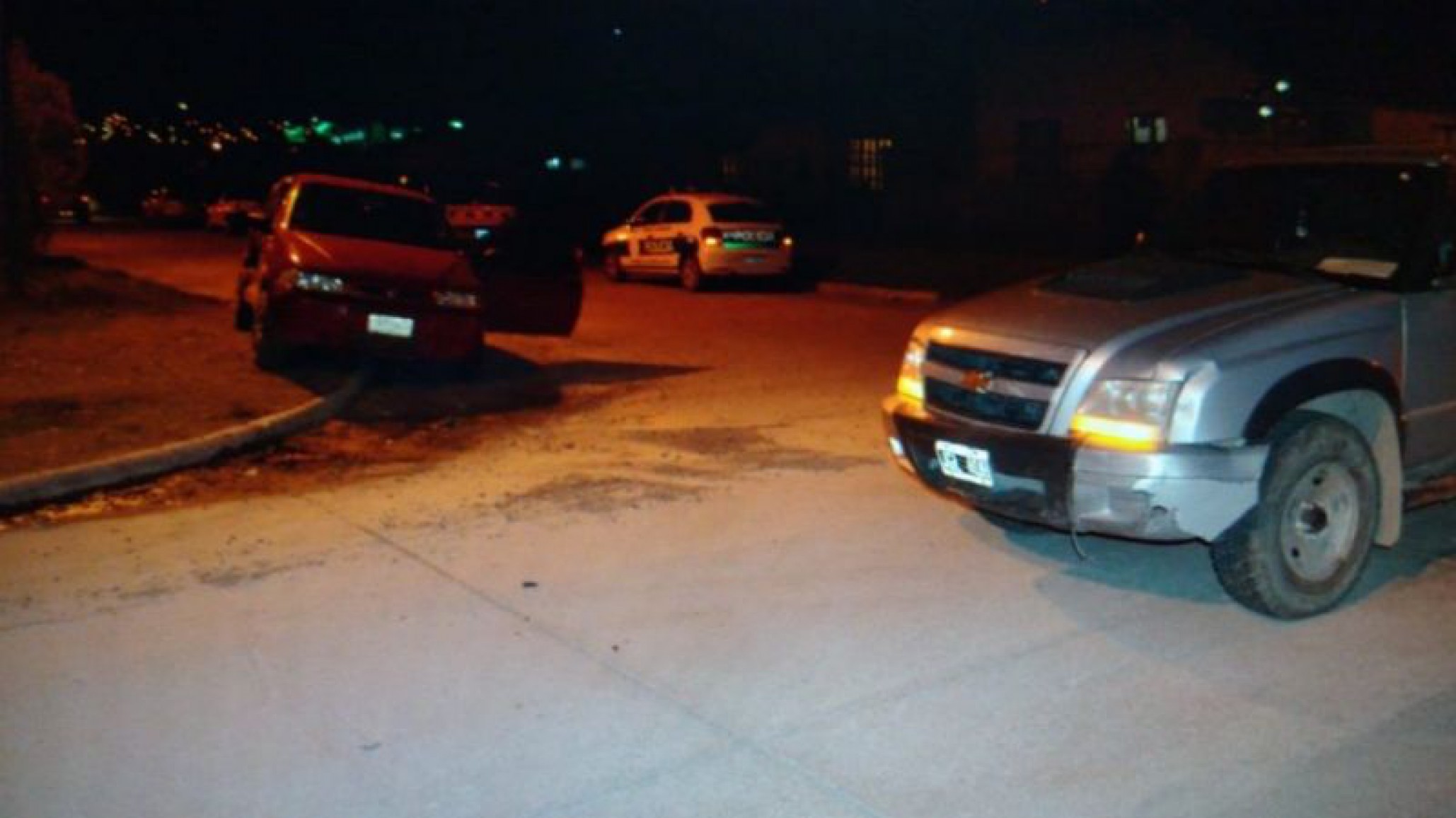 Choque: una mujer embarazada tuvo que ser trasladada al hospital