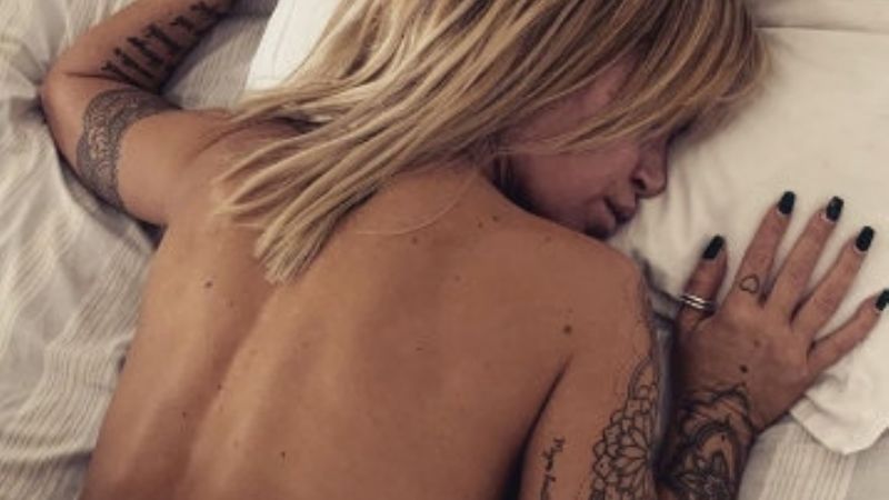 La sensual foto al desnudo de Flor Peña luego de votar