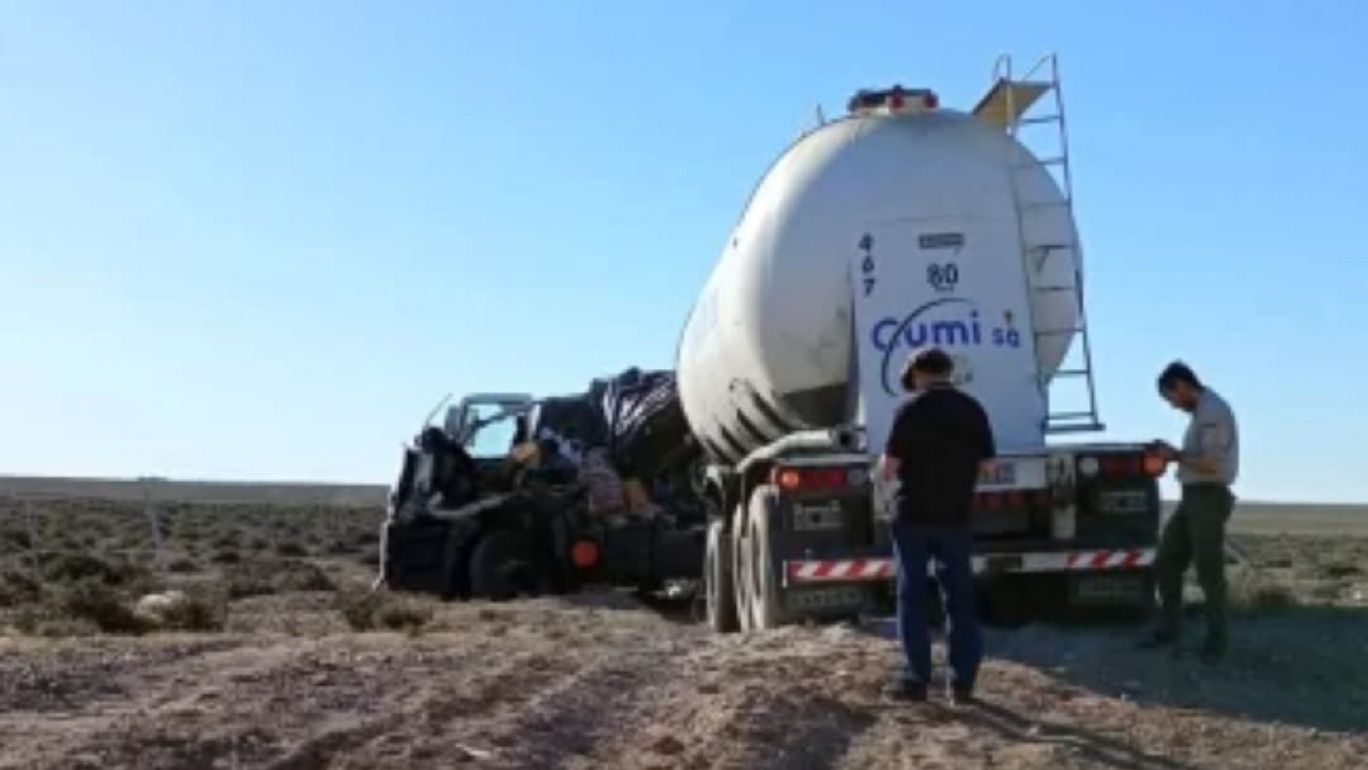 Tragedia en la Ruta 3: murió un chofer de una empresa petrolera tras un choque frontal
