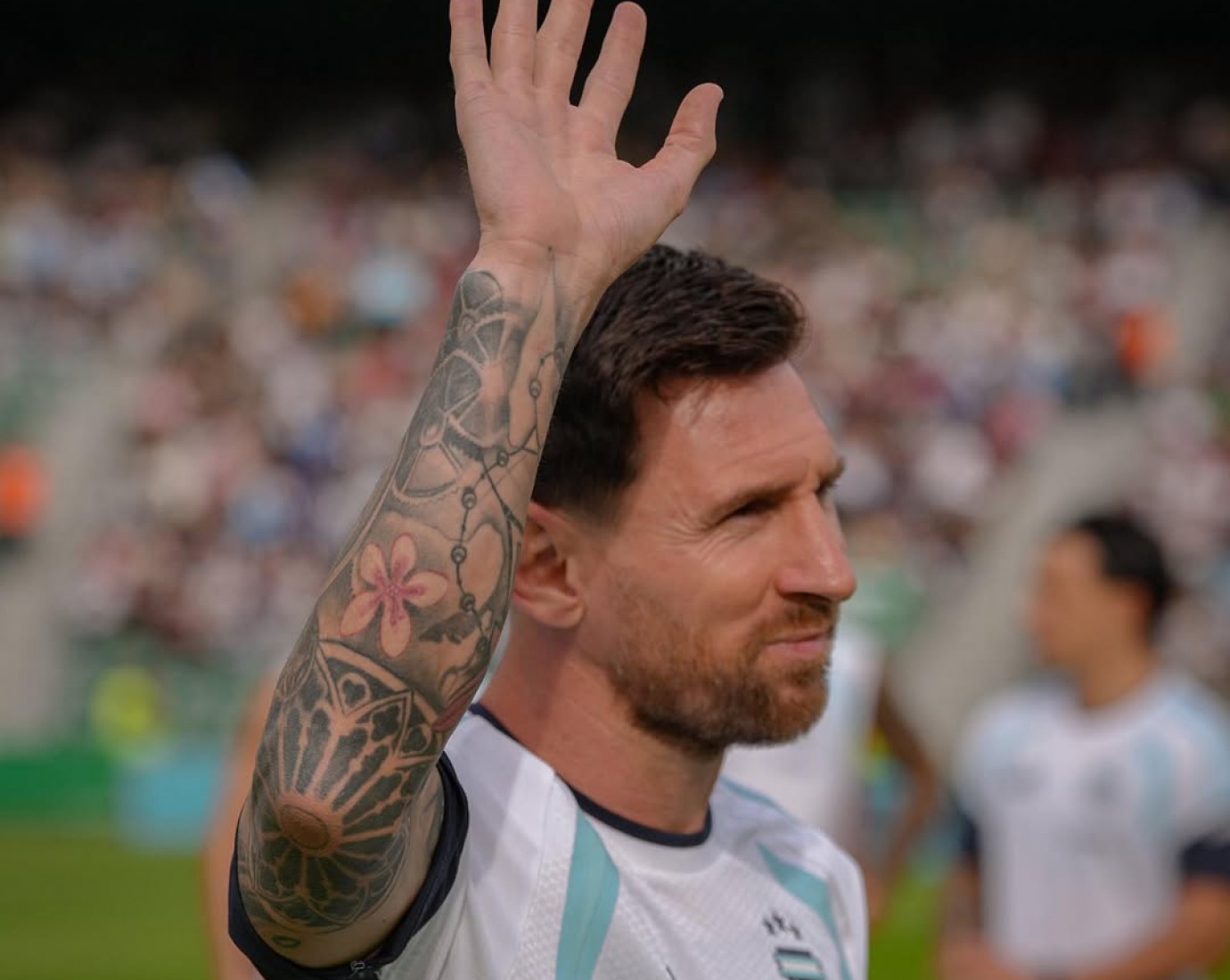 El mensaje de Messi tras el entrenamiento de la Selección en España: "Me emociona"