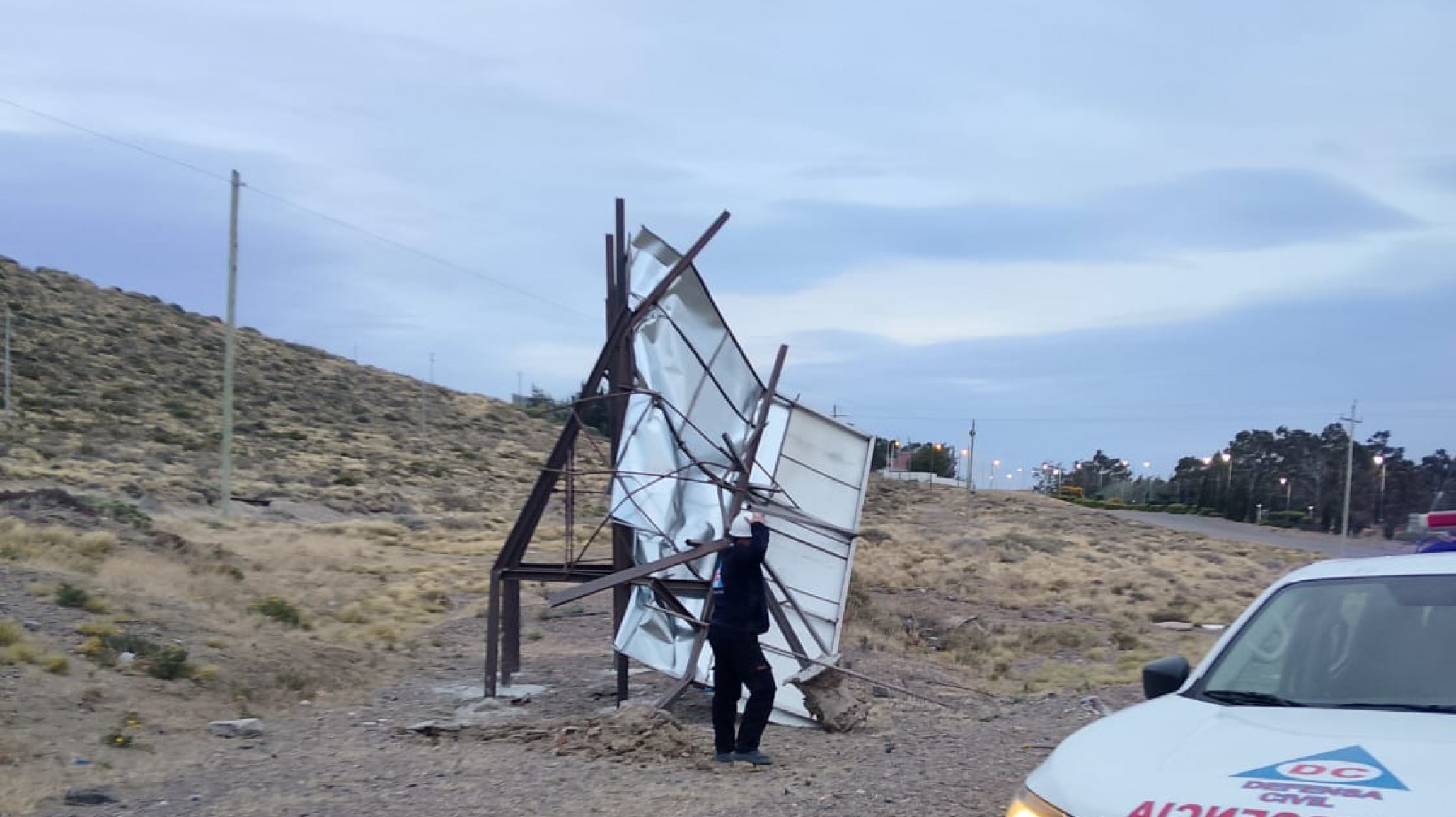 Después de las ráfagas de 111 km/h, Comodoro sigue en alerta y suman recomendaciones