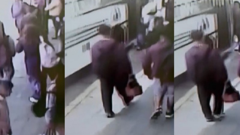 Comodoro: una adolescente de 15 años fue impactada por un colectivo en una parada céntrica