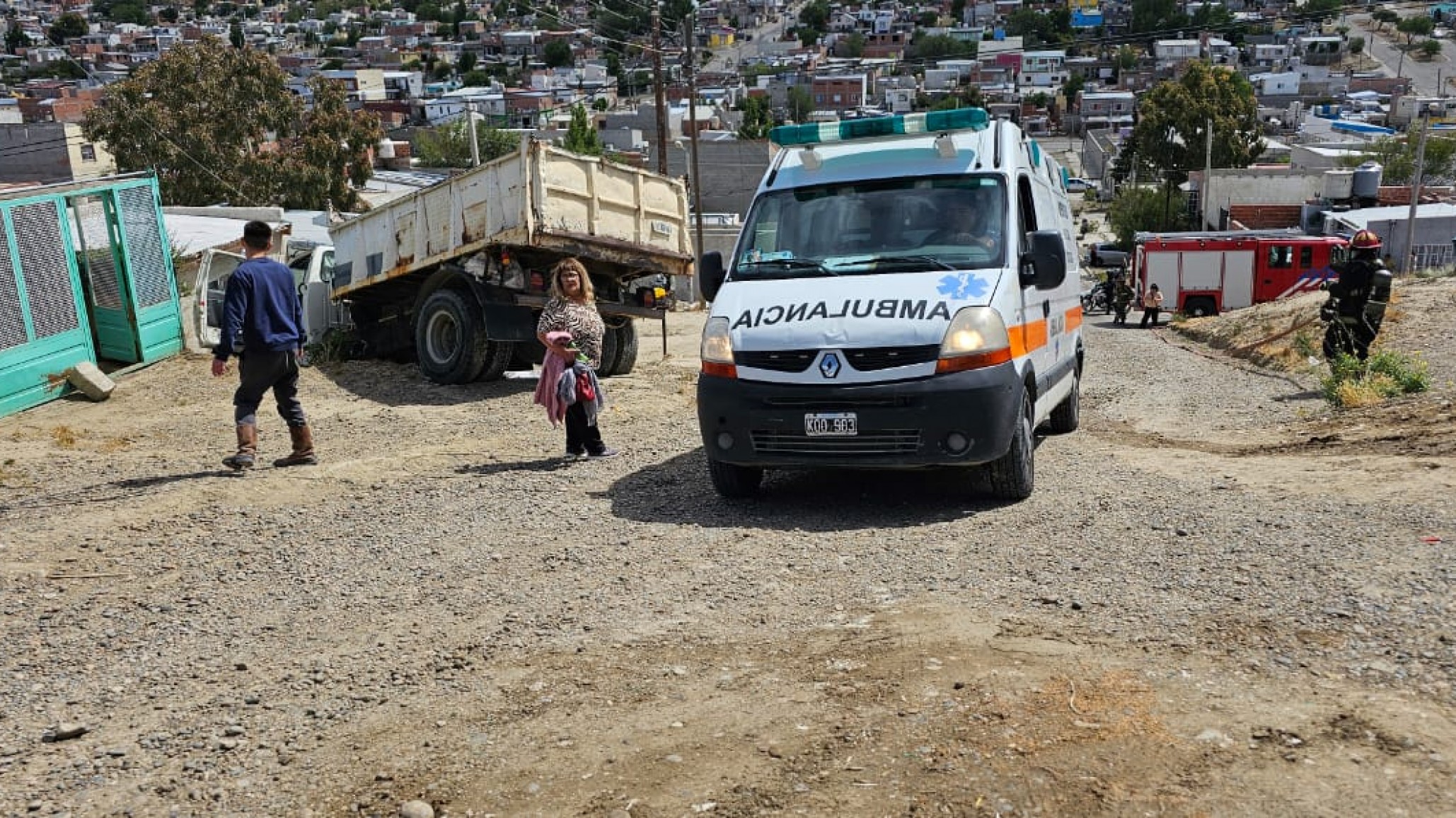 Un hombre de 65 años fue arrollado por su propio camión y terminó internado en el Hospital Regional