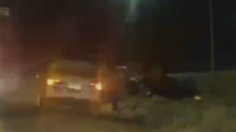 Vuelco con heridos en el Camino Centenario