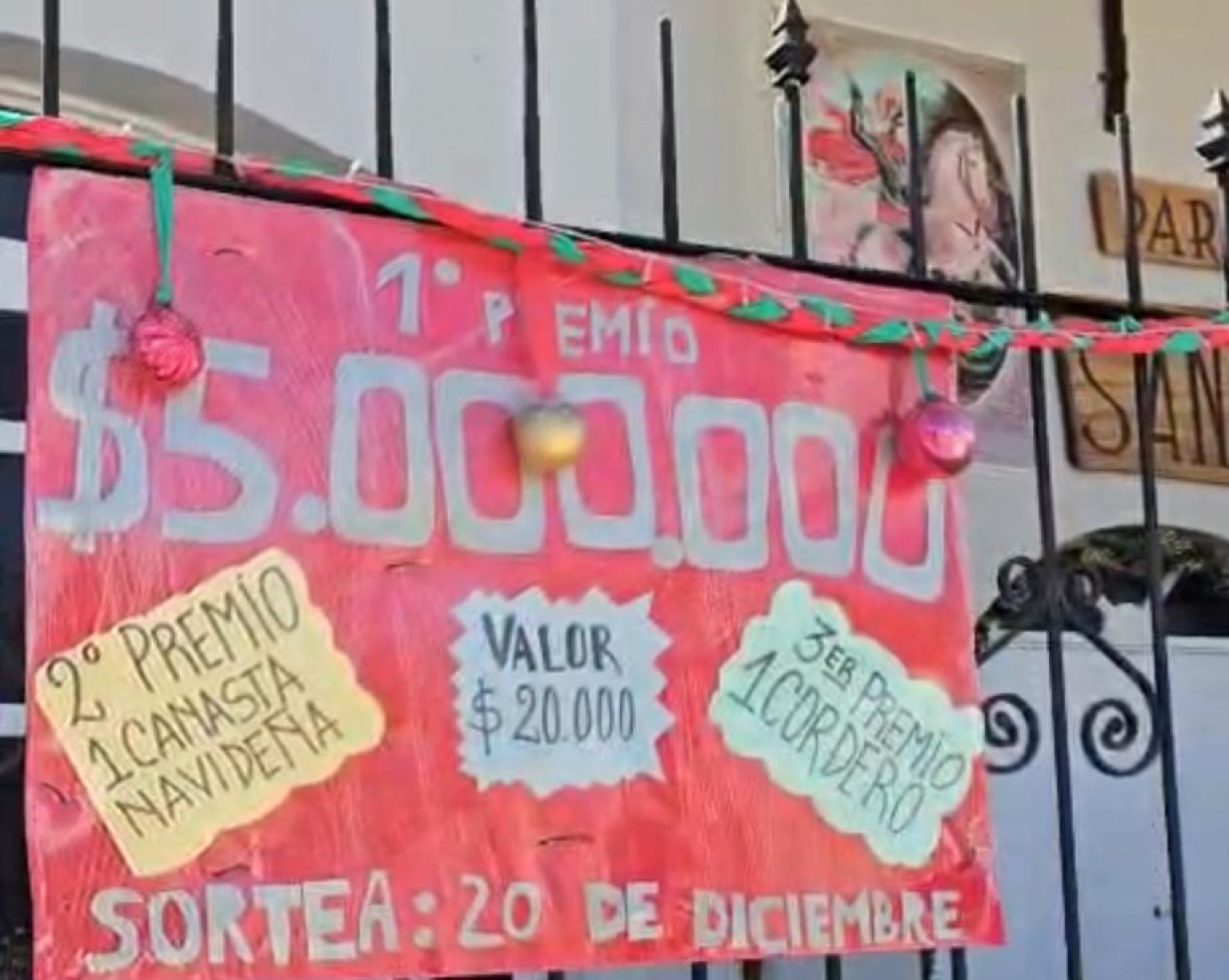 Sortean 5 millones con un bono contribución para obras en parroquias de Comodoro