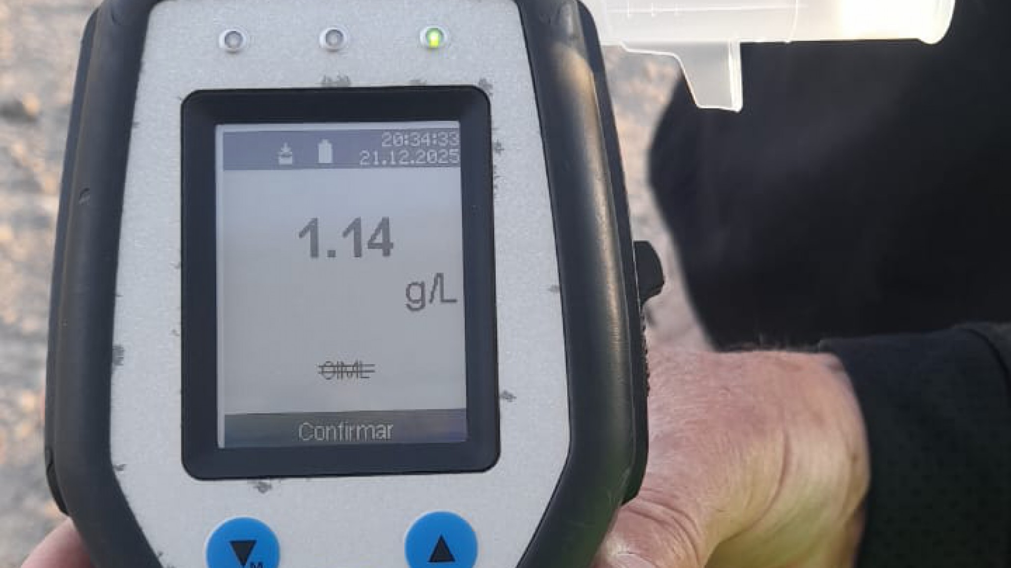 Conducía alcoholizado y dio 1,14 g/L en el test