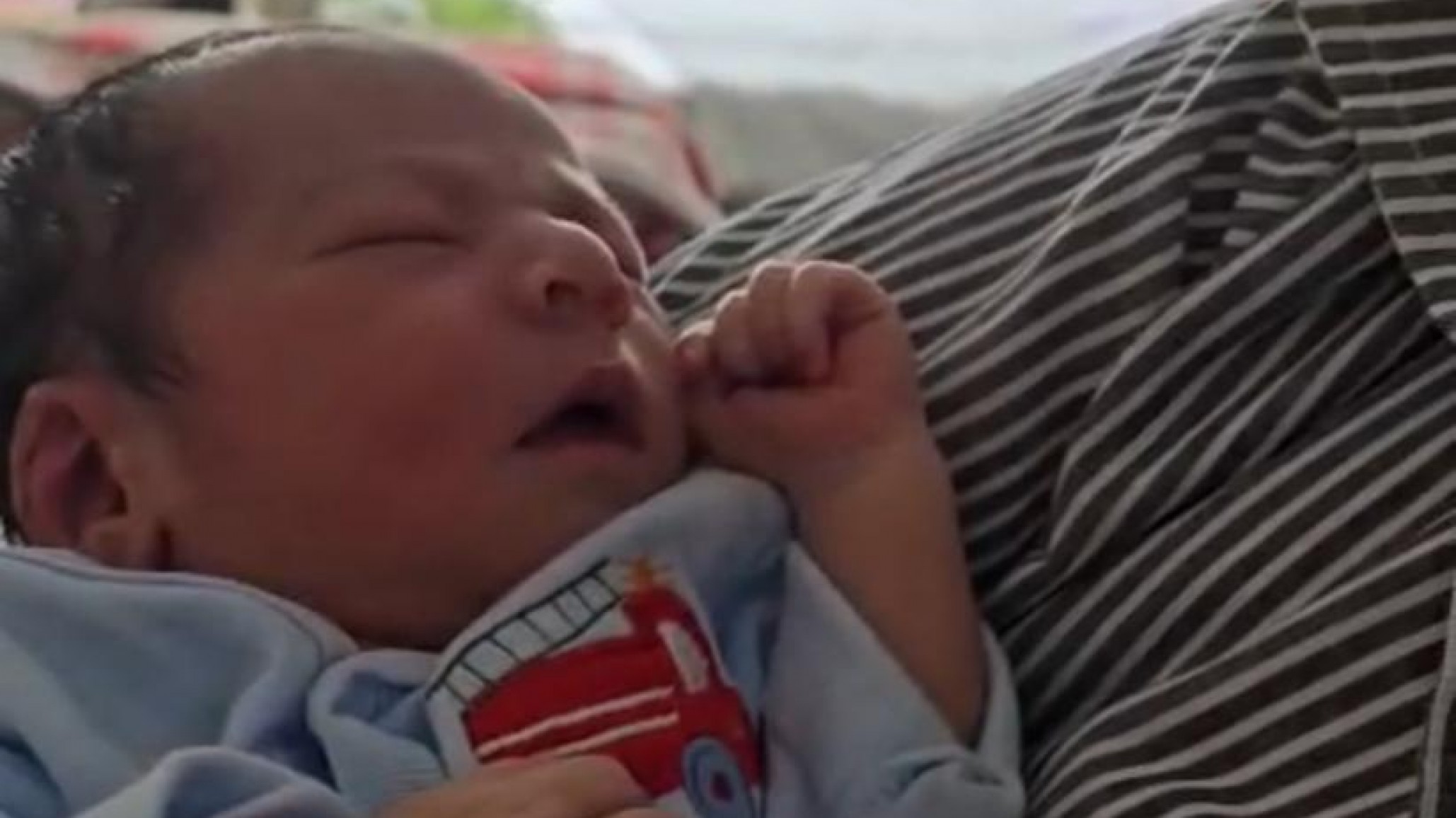 Isaías, el primer bebé del 2024 en Comodoro: "No me esperaba nunca que naciera un primero"