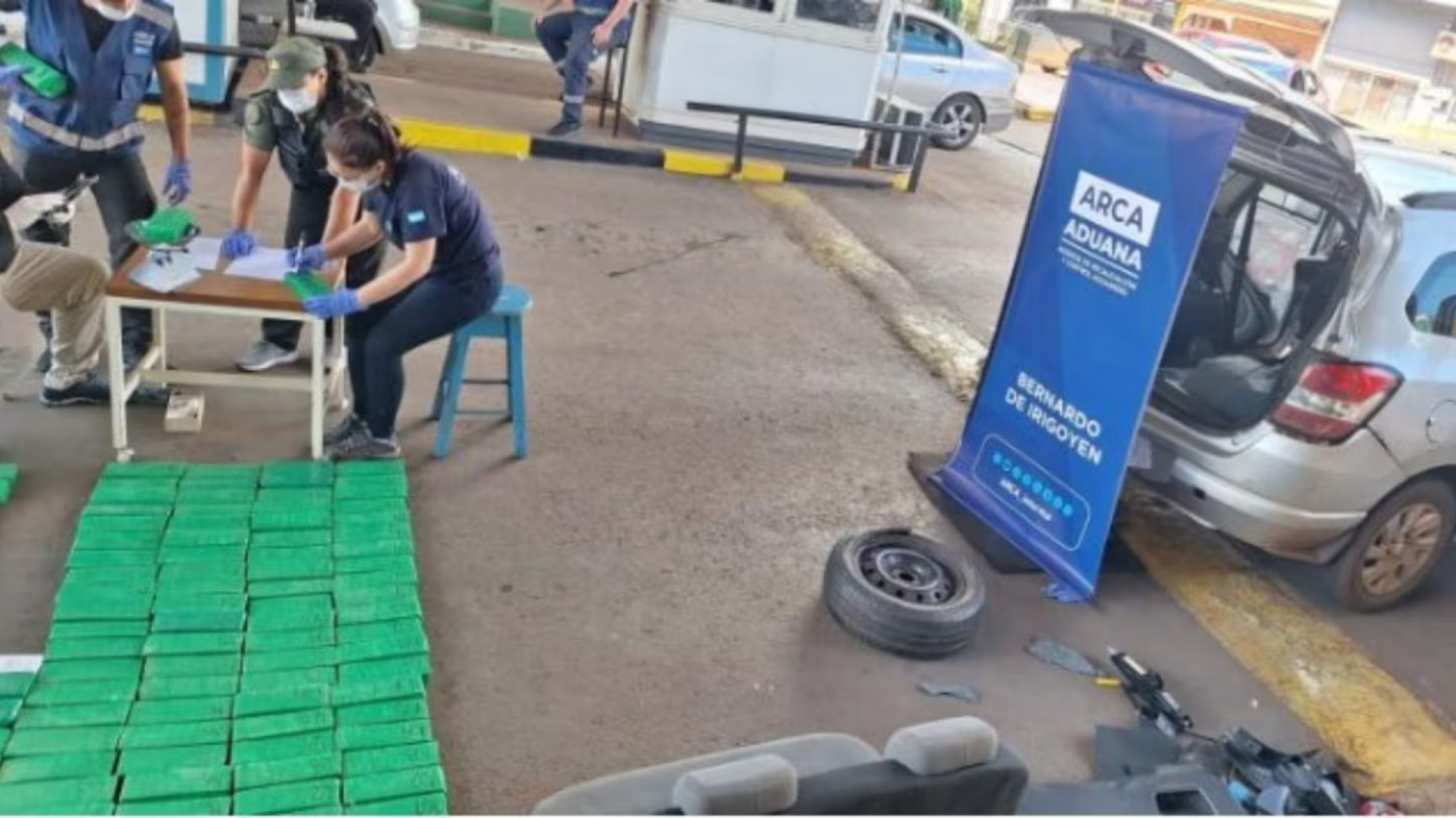 Secuestraron 112 kilos de marihuana en Misiones y los traficantes huyeron a pie