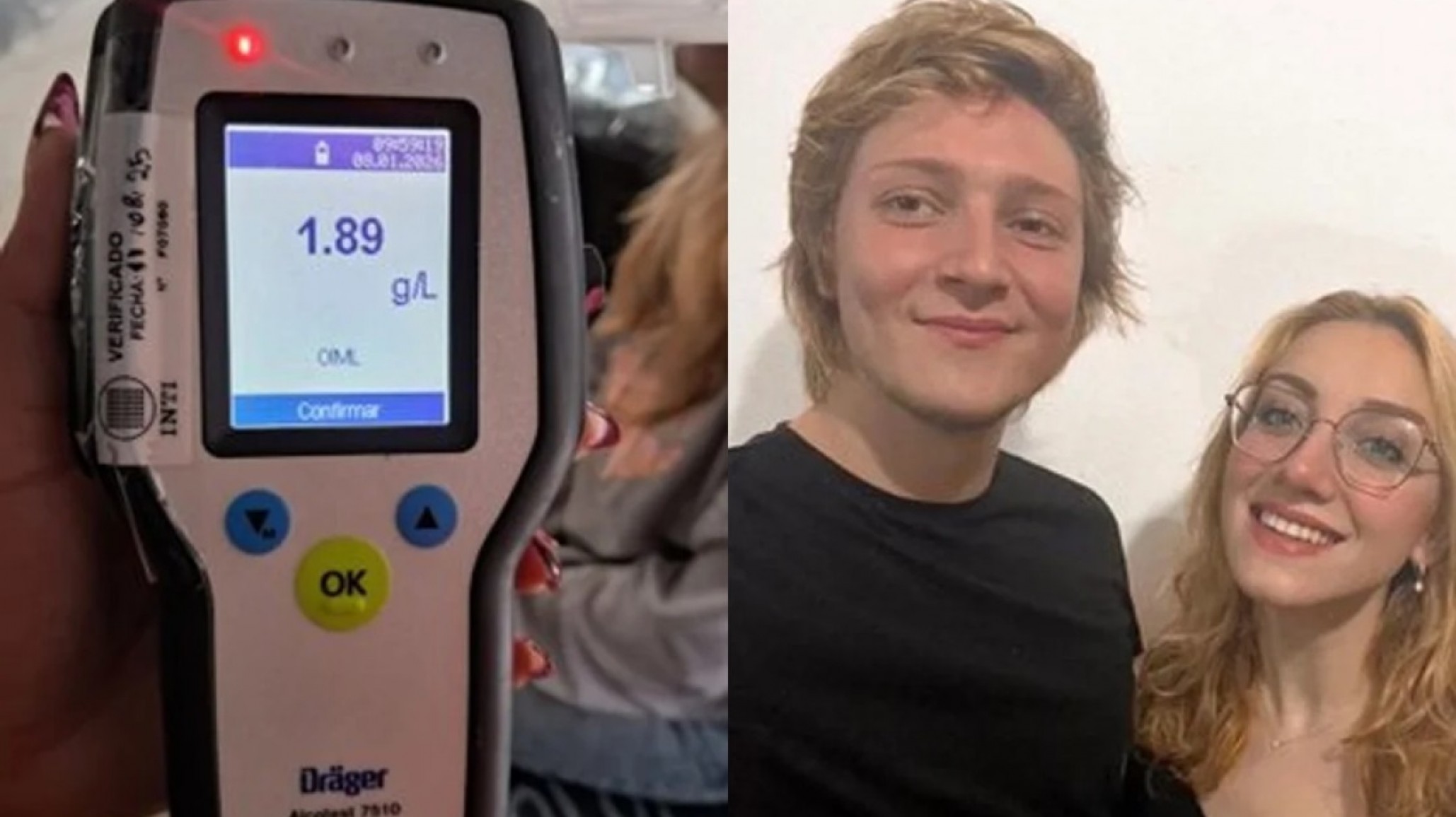 Iñaki Gutiérrez denunció a su propia novia por robo tras el choque bajo los efectos del alcohol