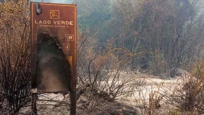 Incendio en el Parque Nacional Los Alerces: refuerzan el operativo con 83 combatientes y apoyo aéreo del Ejército