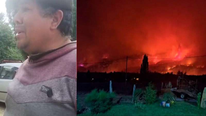 "El toro seguro se quemó": El desgarrador testimonio de un productor de Cholila que perdió todo por el fuego