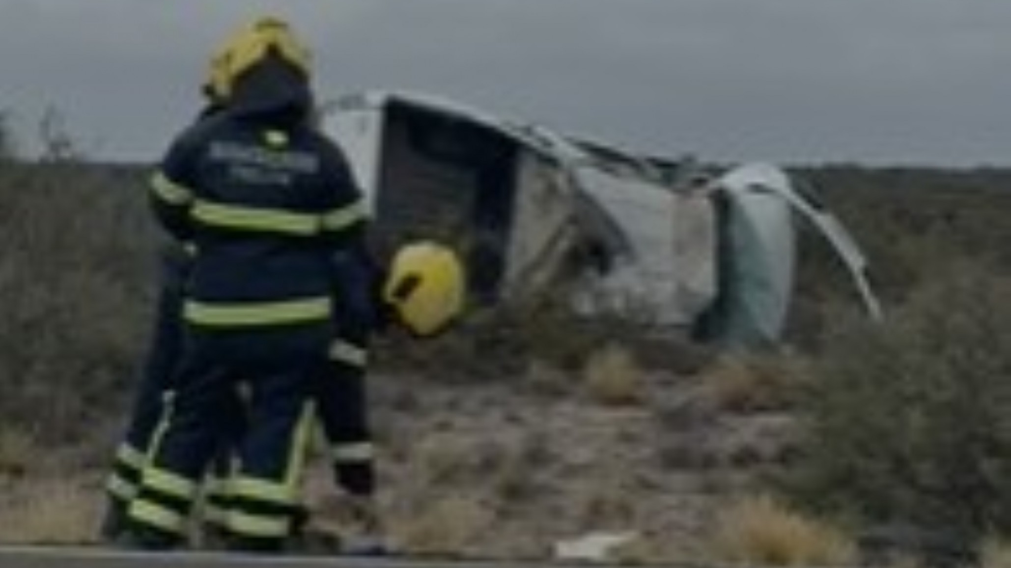 Falleció una conductora que viajaba con su hijo de cuatro años de Caleta Olivia a Córdoba y volcó