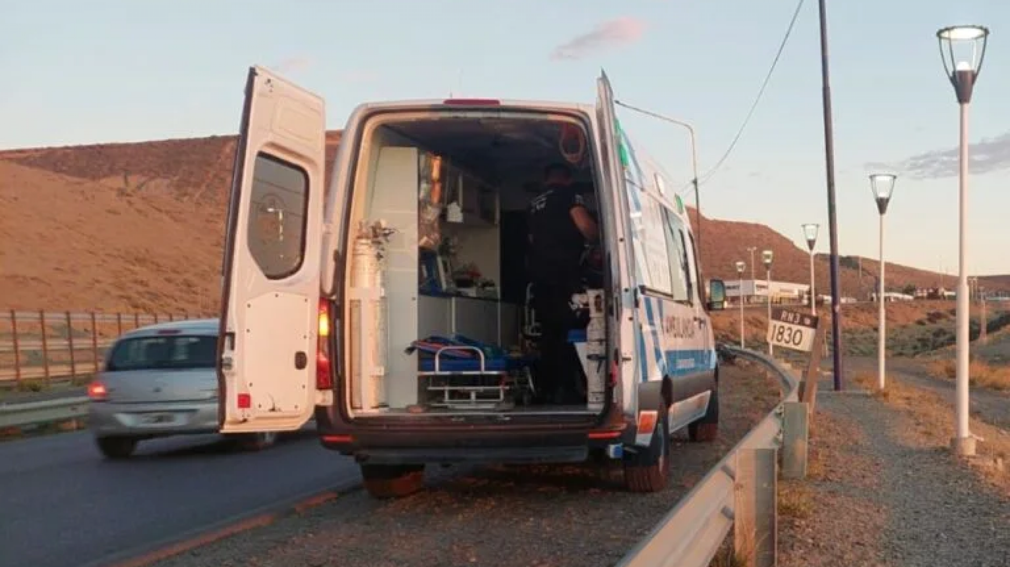 Una mujer se tiró de un auto en marcha en la Ruta 3: el conductor tenía 1,55 g/l de alcohol en sangre