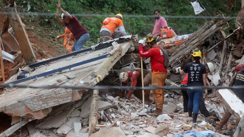 Tragedia en Brasil: al menos 28 muertos por lluvias históricas